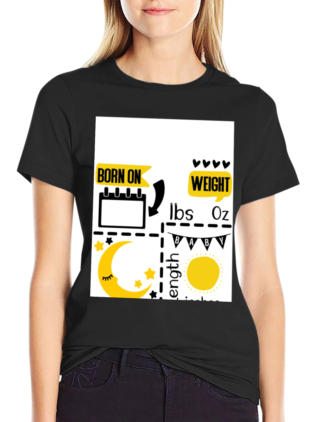 Baby Stats Personalized T-Shirt