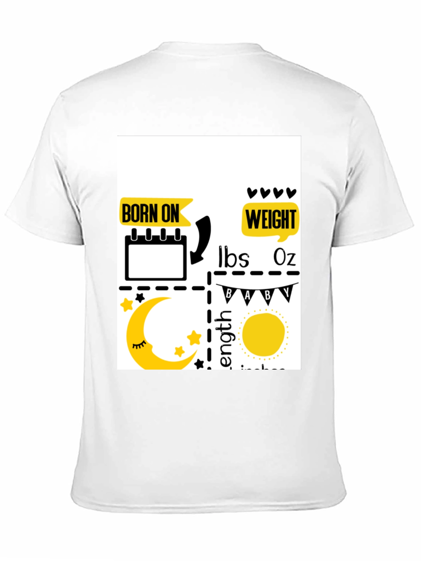 Baby Stats Personalized T-Shirt