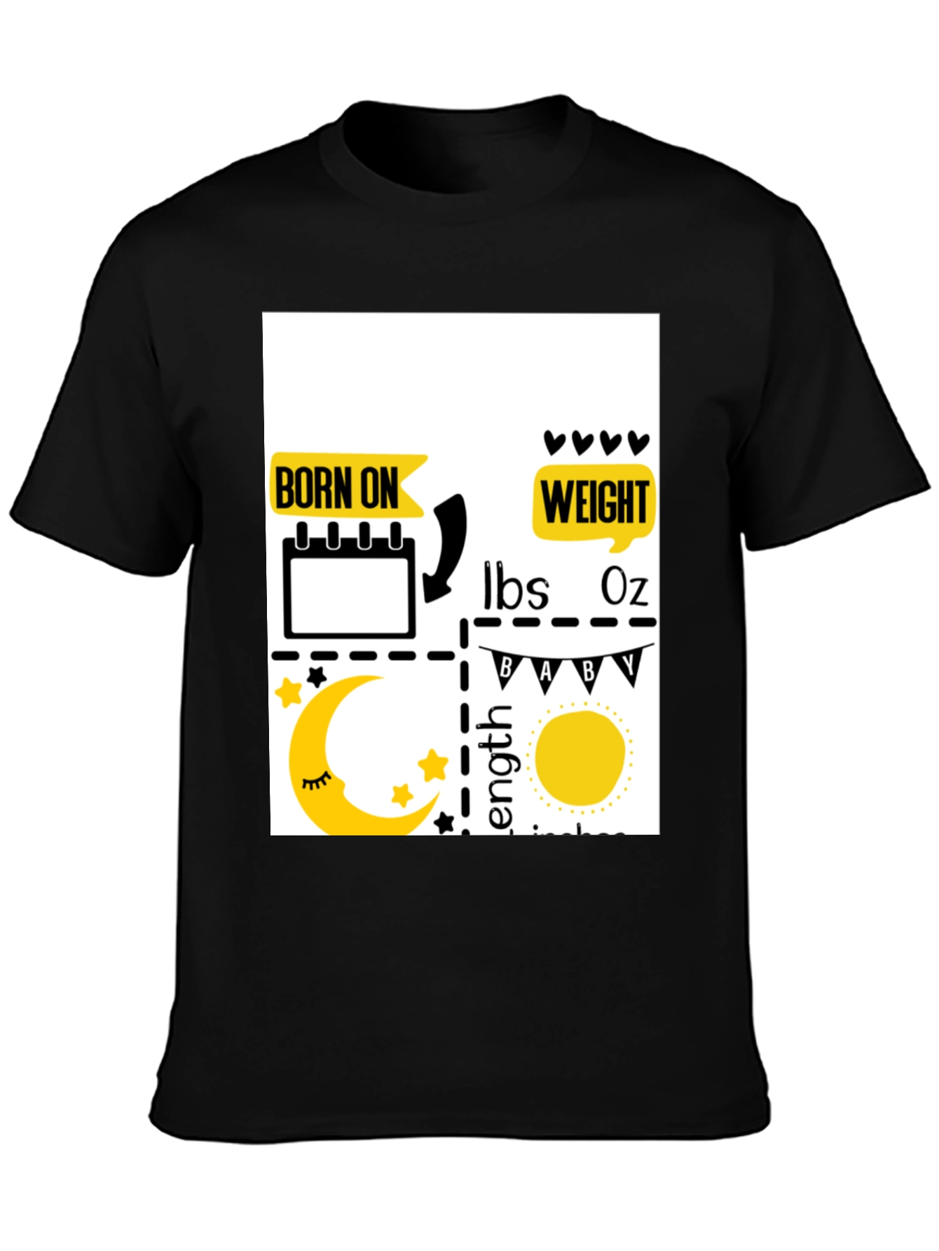 Baby Stats Personalized T-Shirt