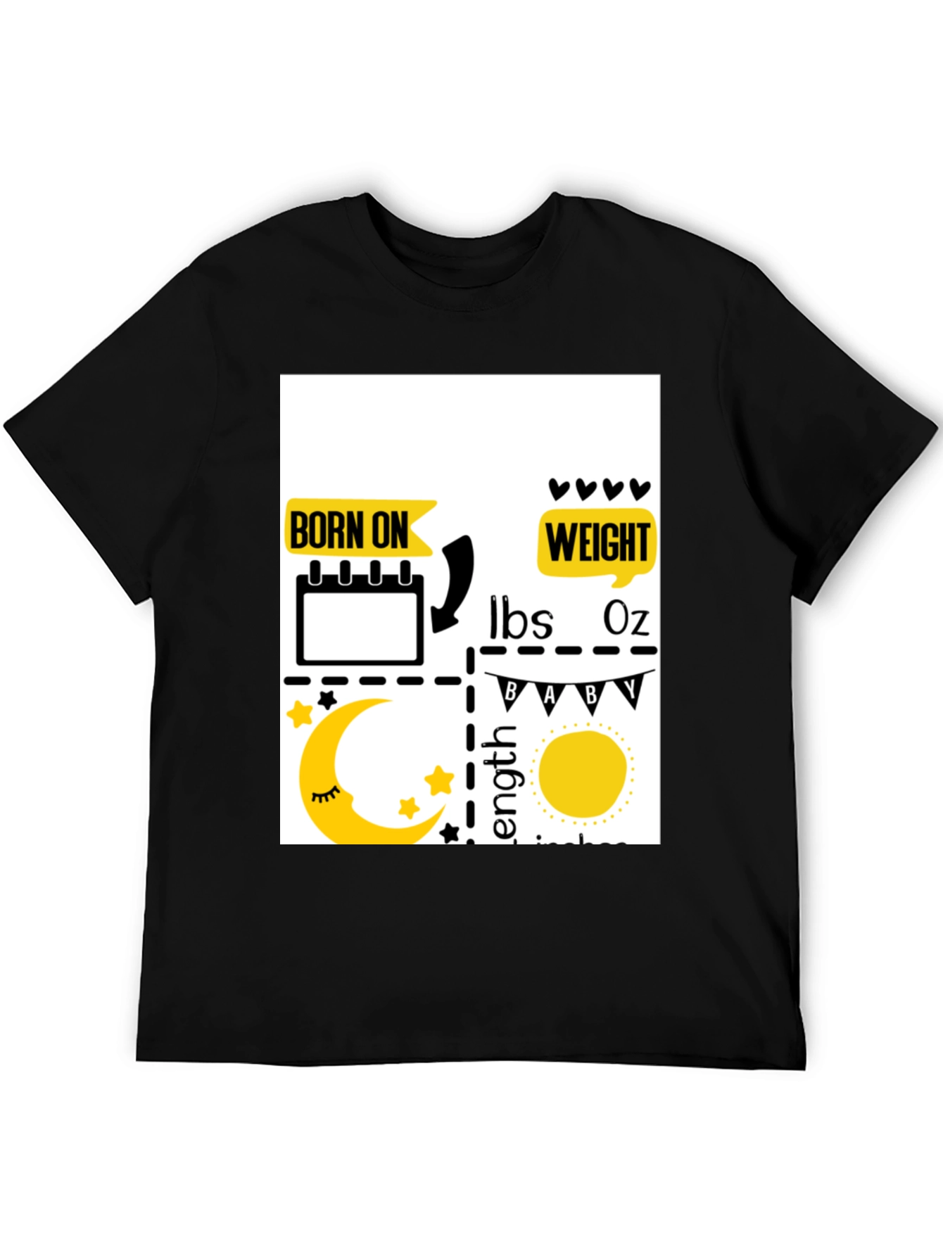 Baby Stats Personalized T-Shirt
