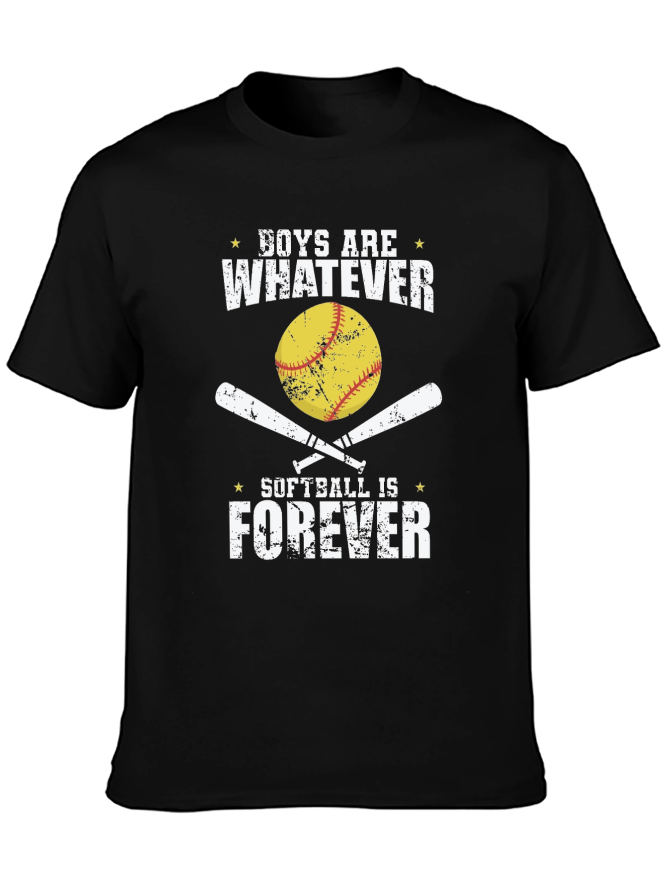 Boys Are Whatever Softball is Forever T-Shirt