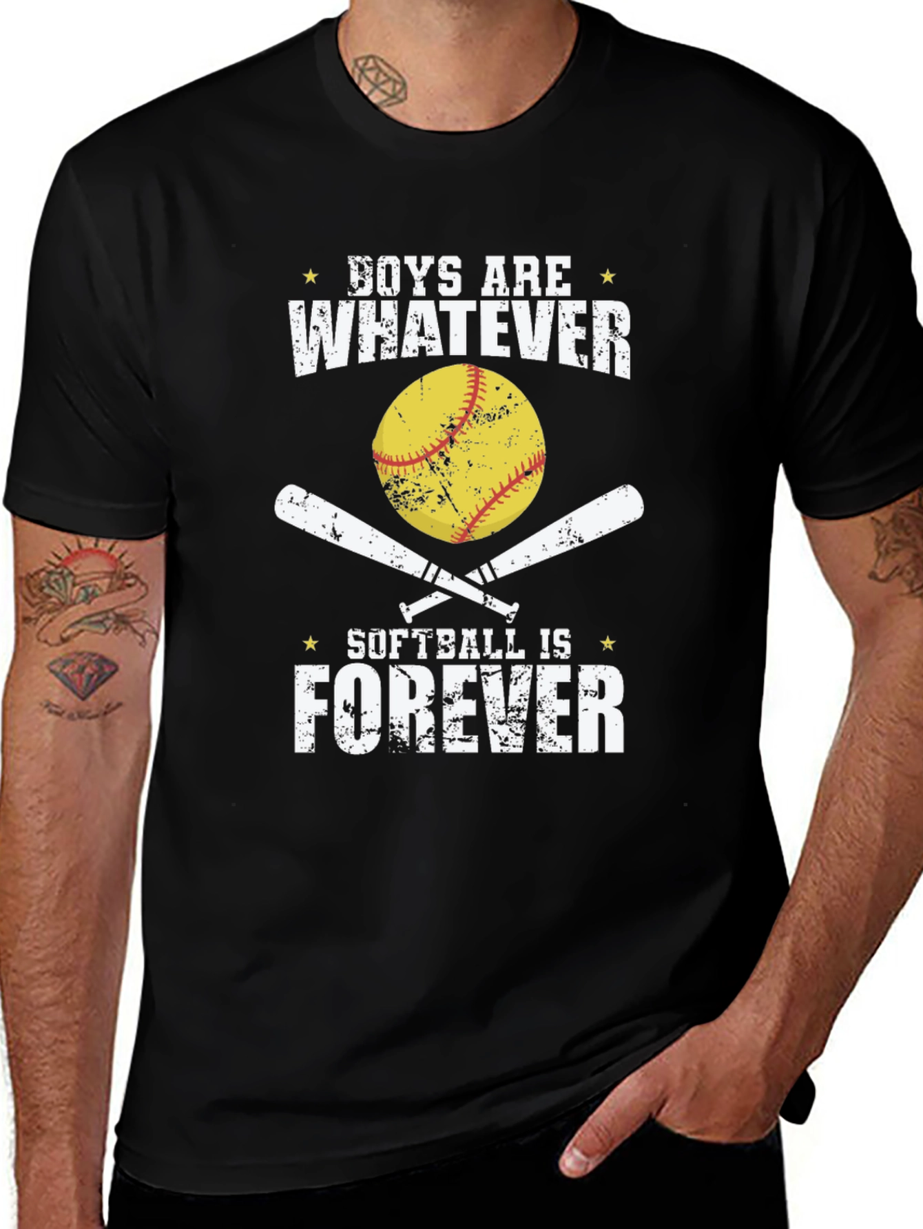 Boys Are Whatever Softball is Forever T-Shirt
