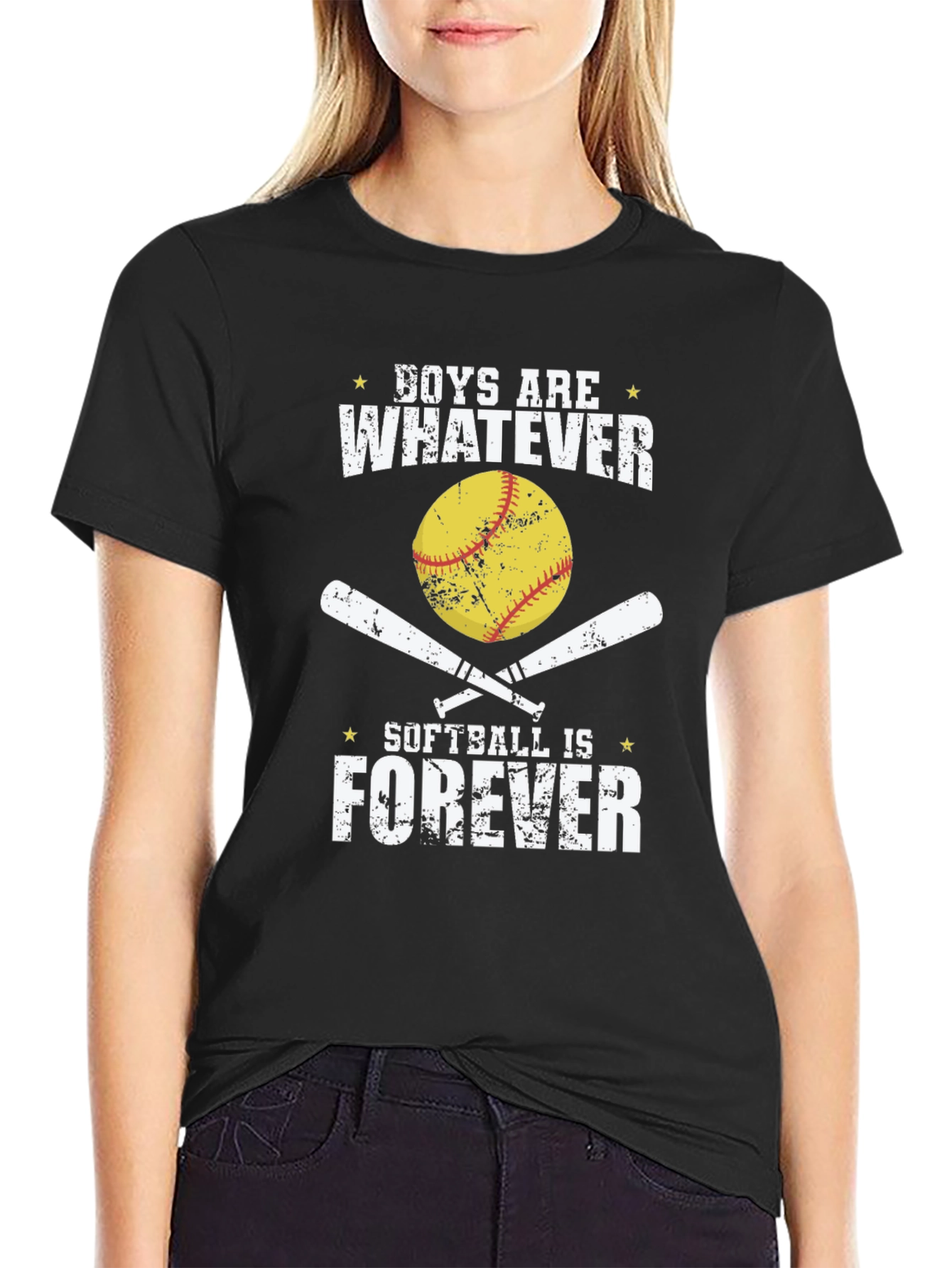 Boys Are Whatever Softball is Forever T-Shirt