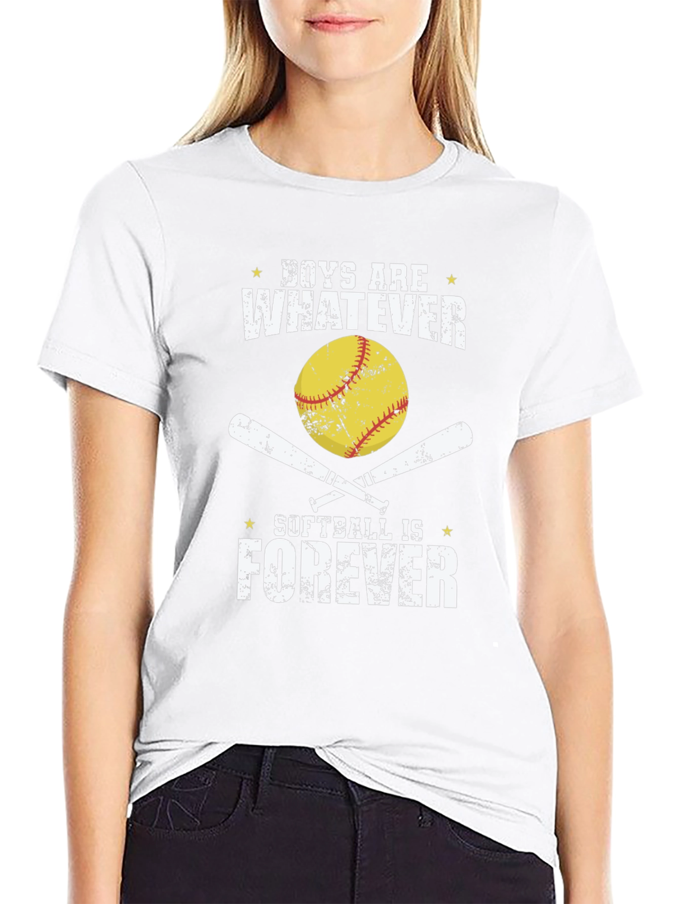 Boys Are Whatever Softball is Forever T-Shirt