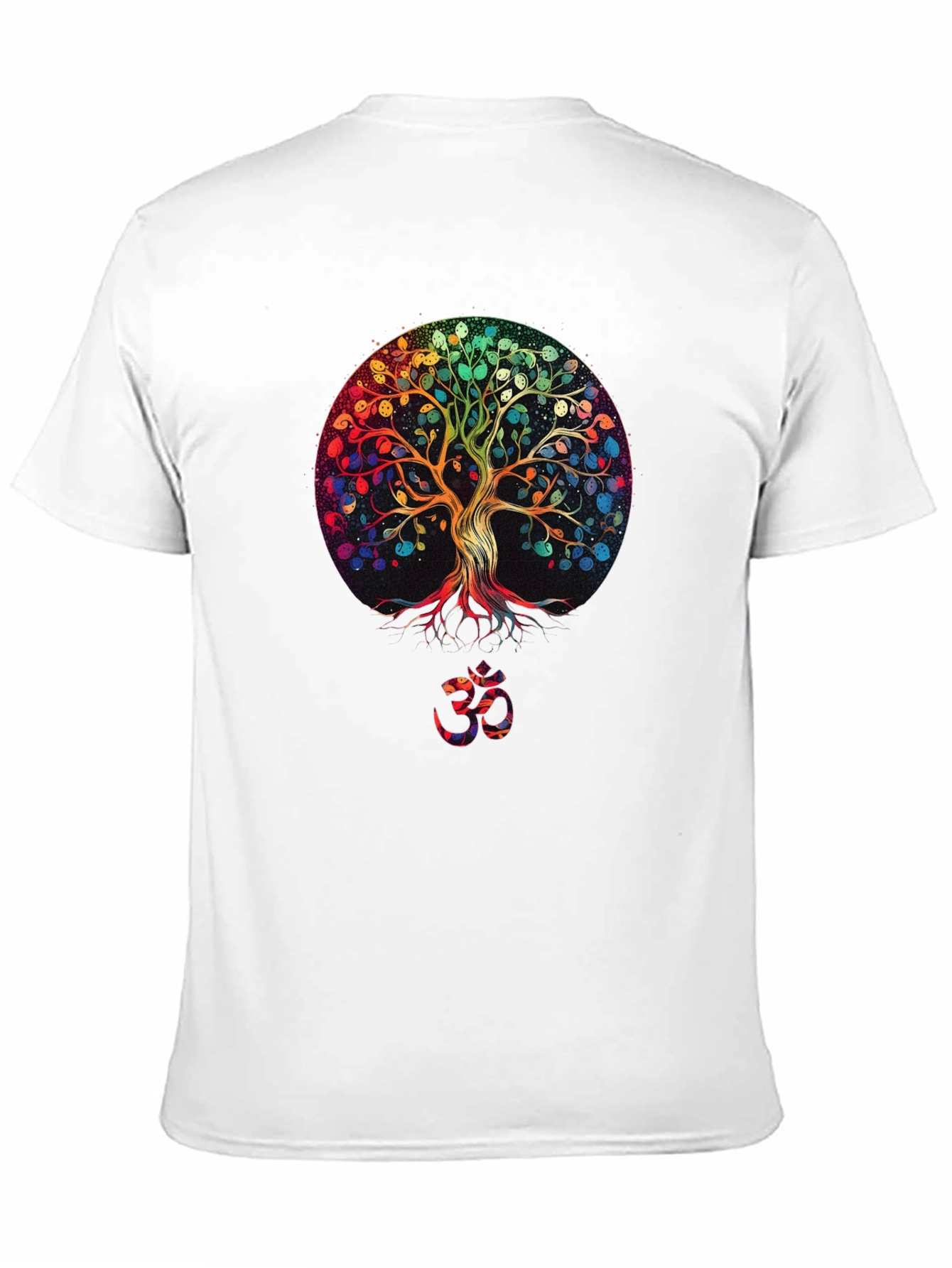 Rainbow Tree of Life Black T-Shirt