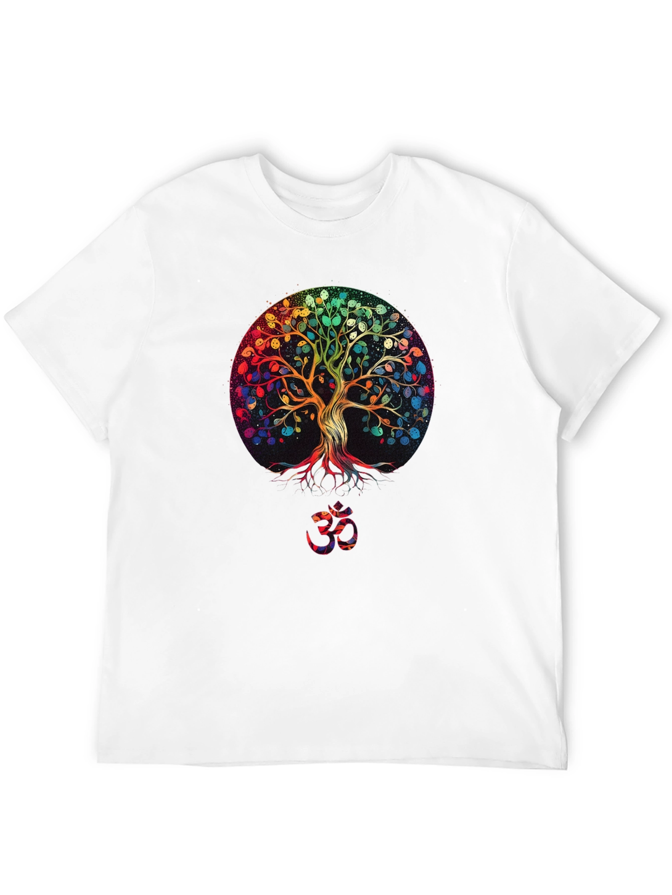 Rainbow Tree of Life Black T-Shirt