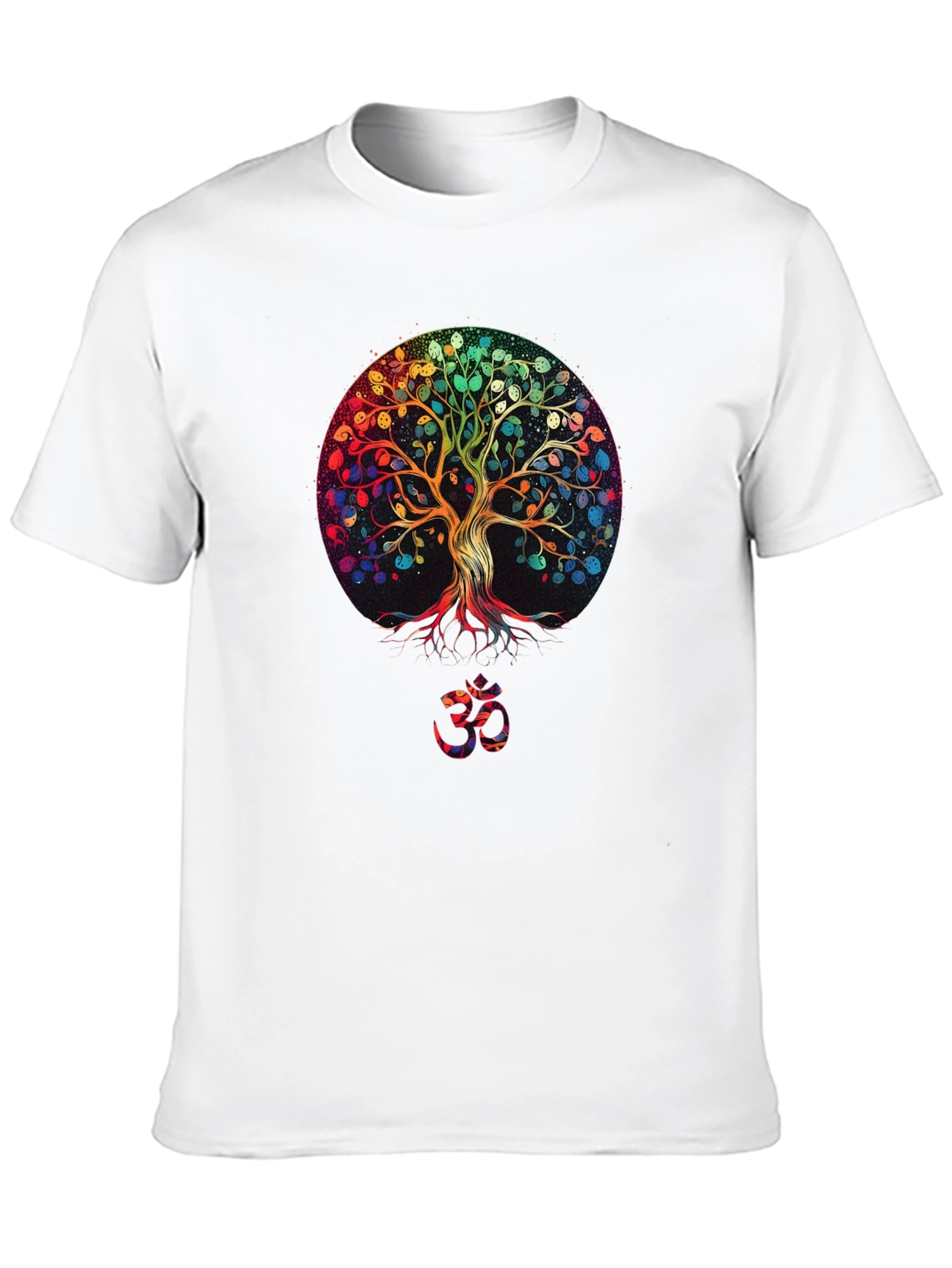 Rainbow Tree of Life Black T-Shirt