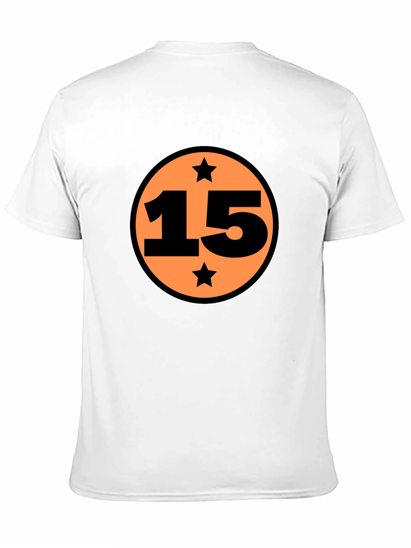 Graphic Tee: Number 15 Star Design