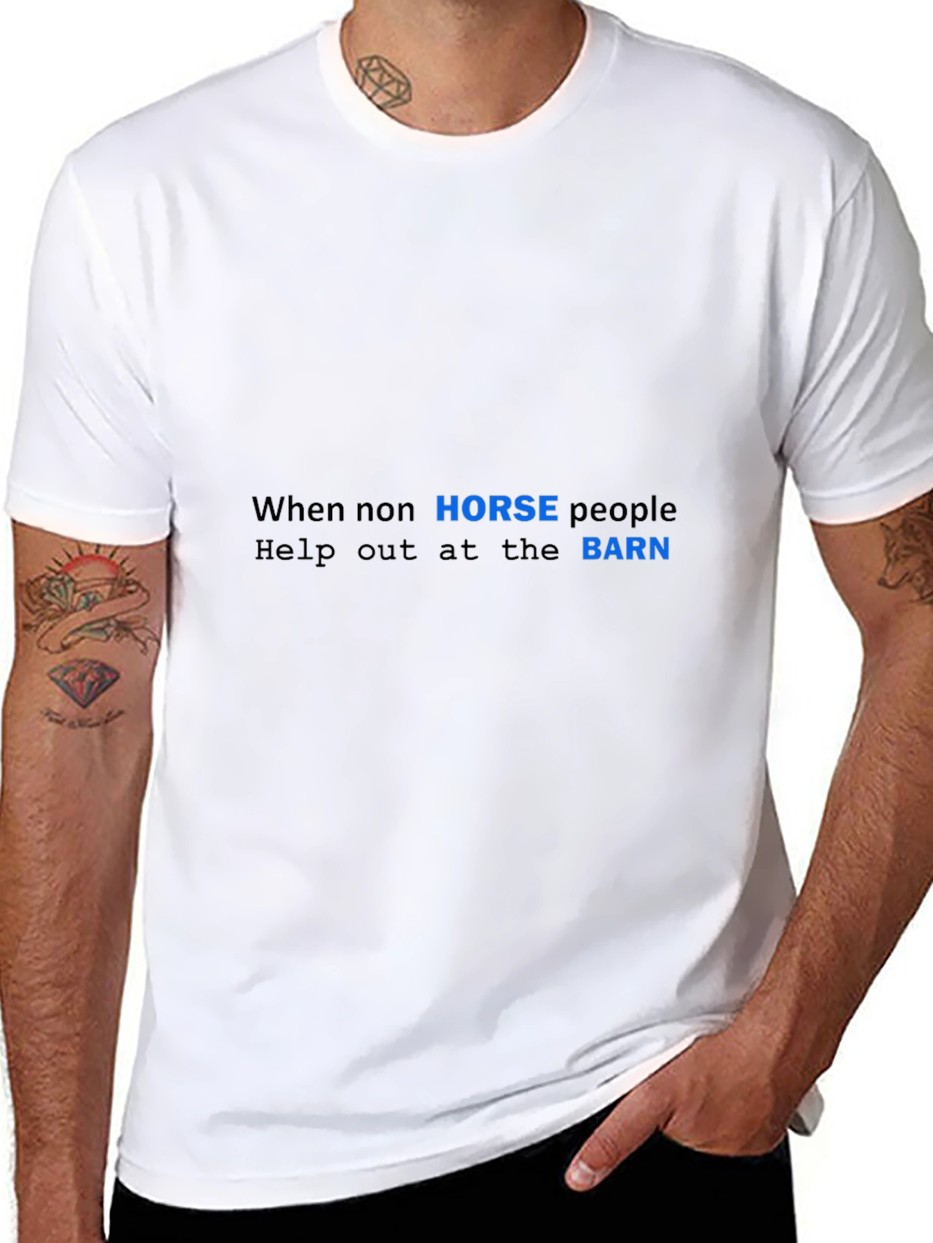 Funny Horse People T-Shirt