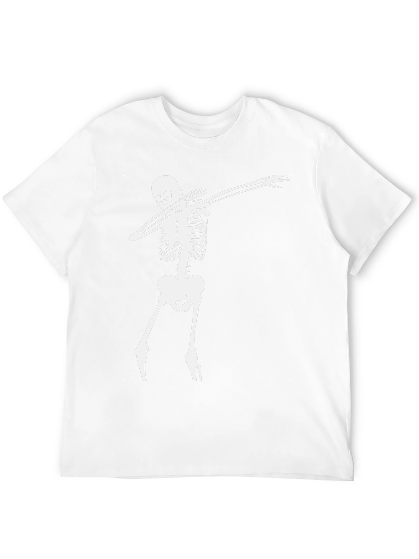 Dabbing Skeleton Graphic T-Shirt - Black