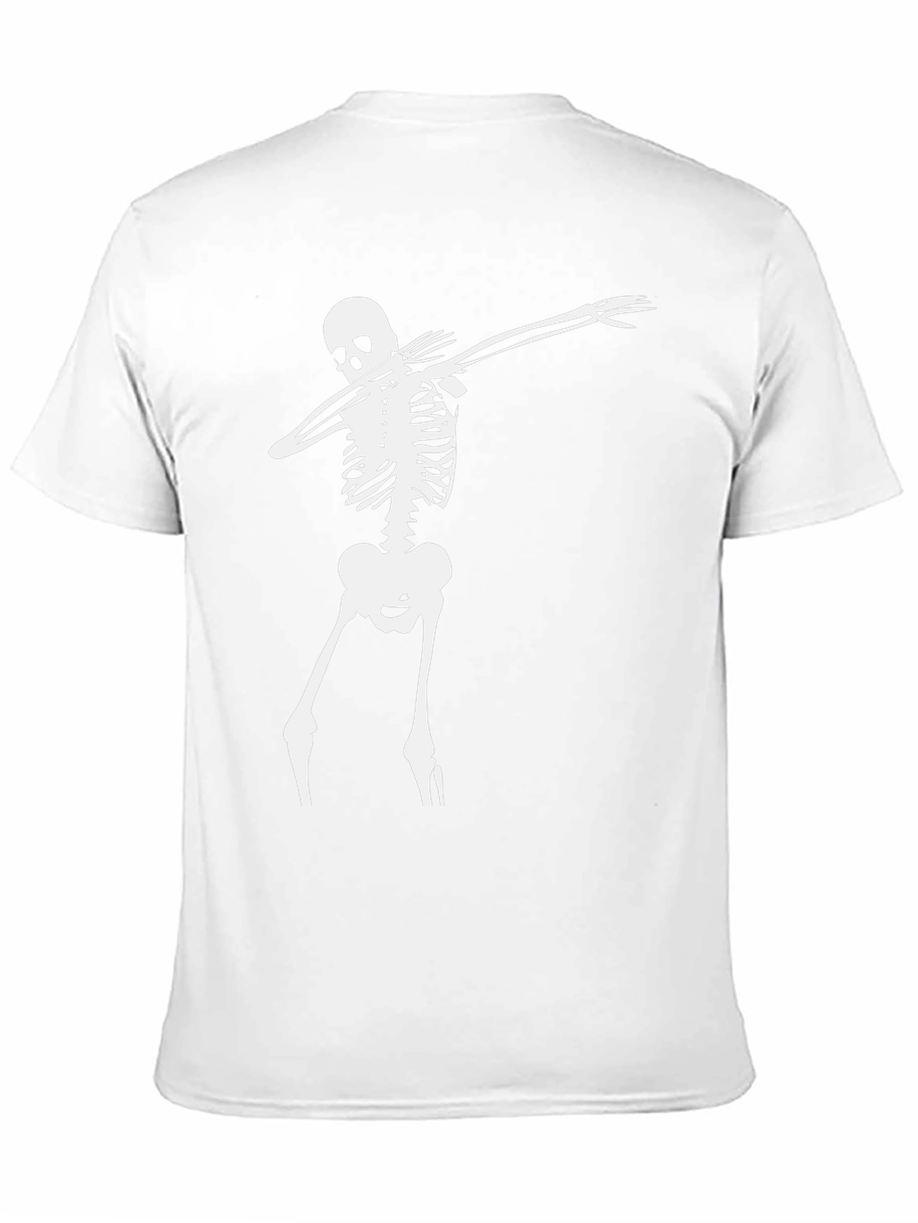 Dabbing Skeleton Graphic T-Shirt - Black