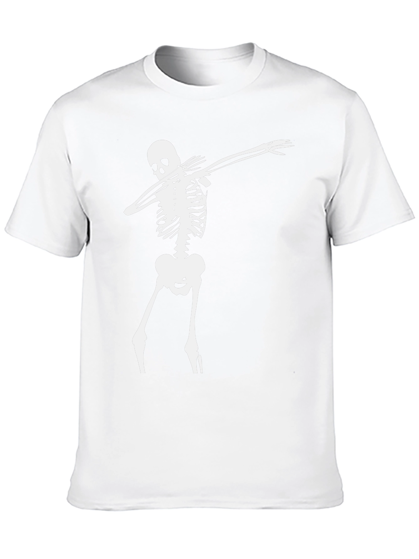 Dabbing Skeleton Graphic T-Shirt - Black