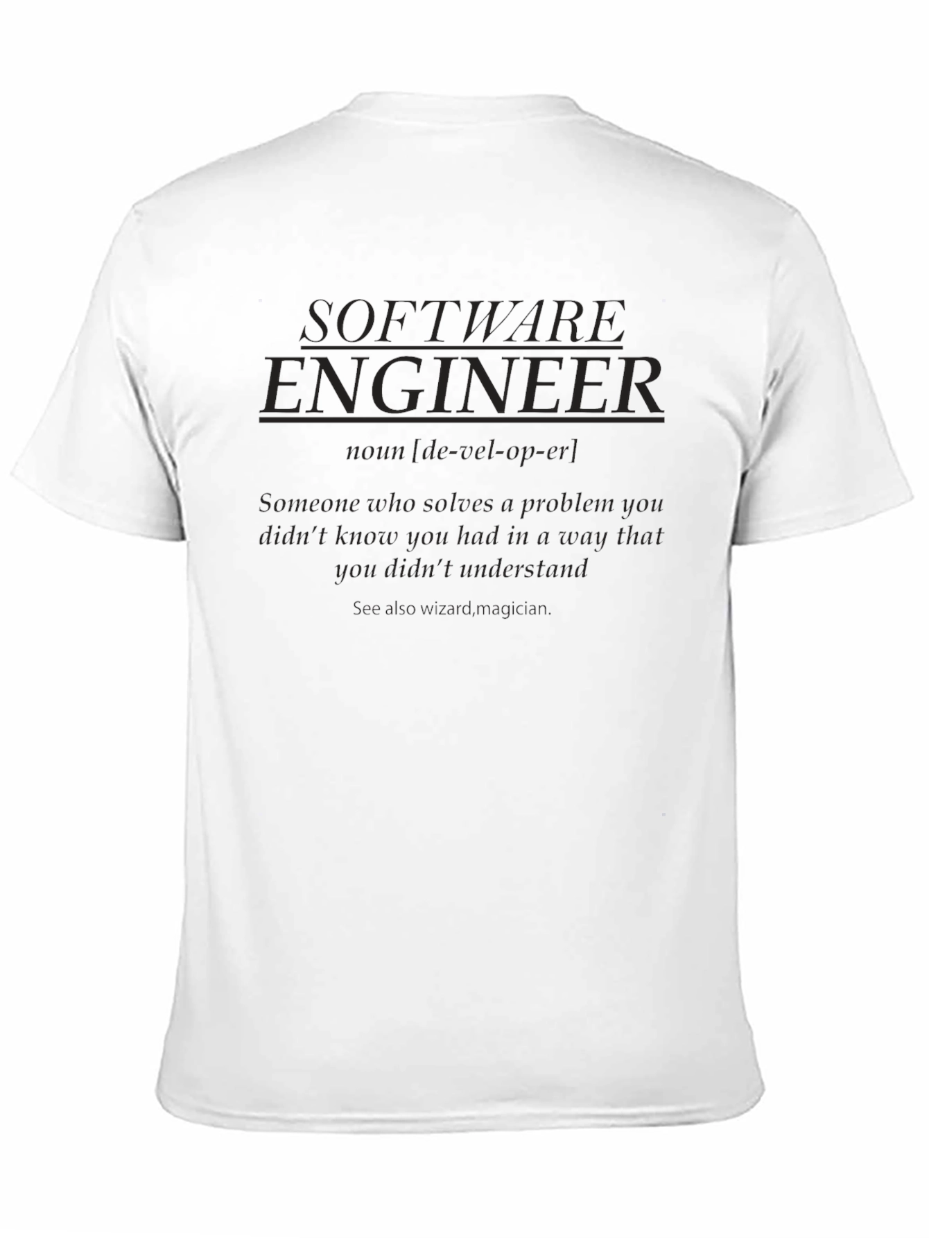 Software Engineer Definition T-Shirt