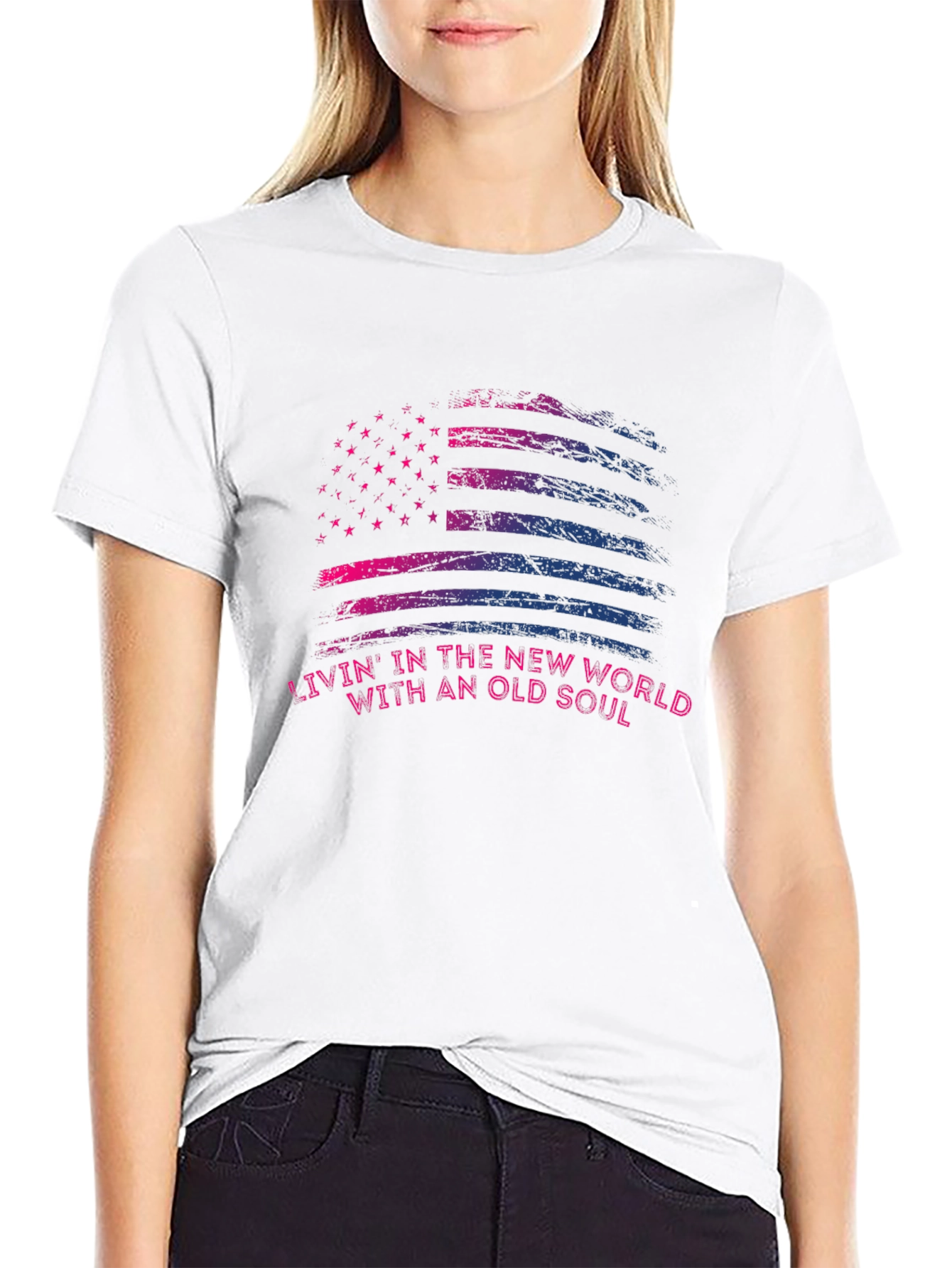New World Old Soul Pride Flag Graphic Tee