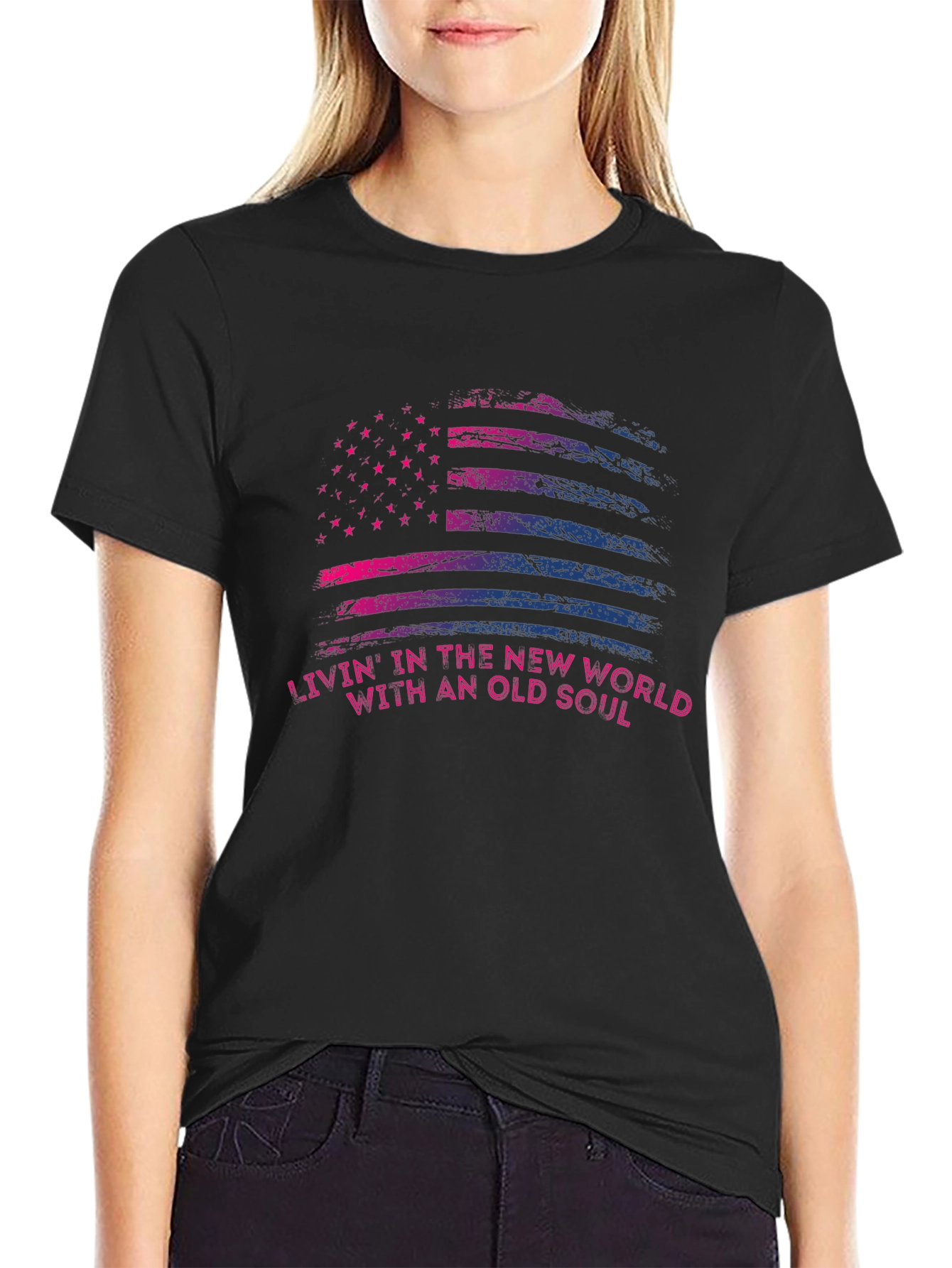 New World Old Soul Pride Flag Graphic Tee