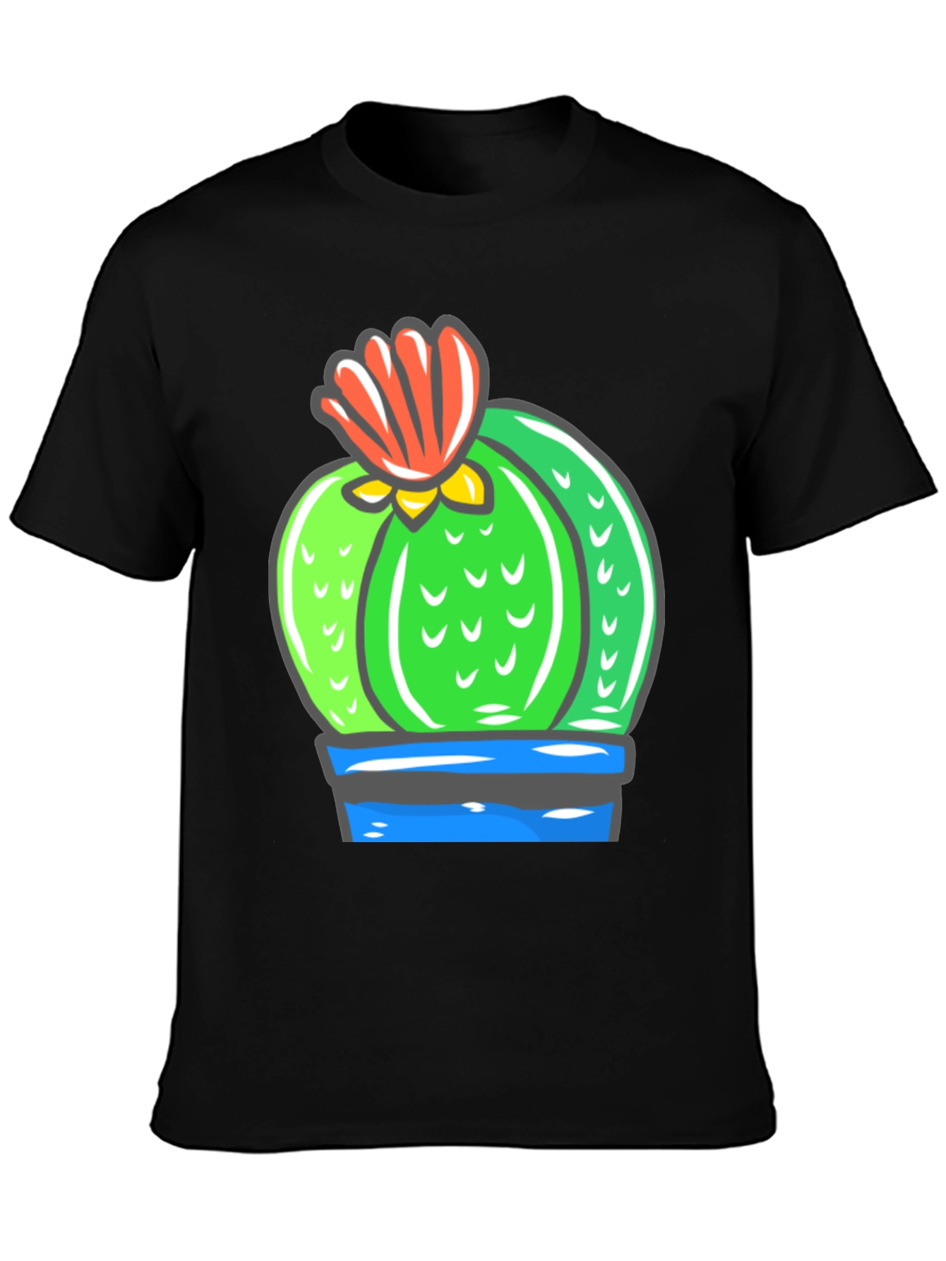 Cactus Bloom Graphic Tee - Cool Desert Style