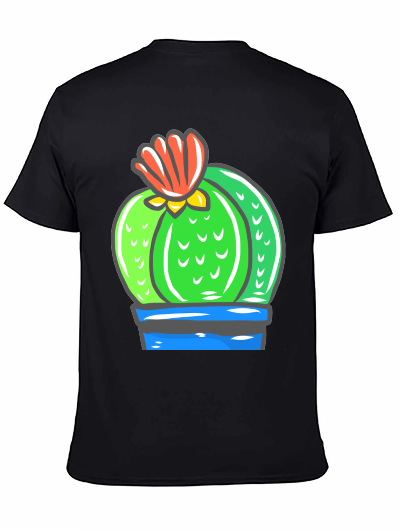 Cactus Bloom Graphic Tee - Cool Desert Style