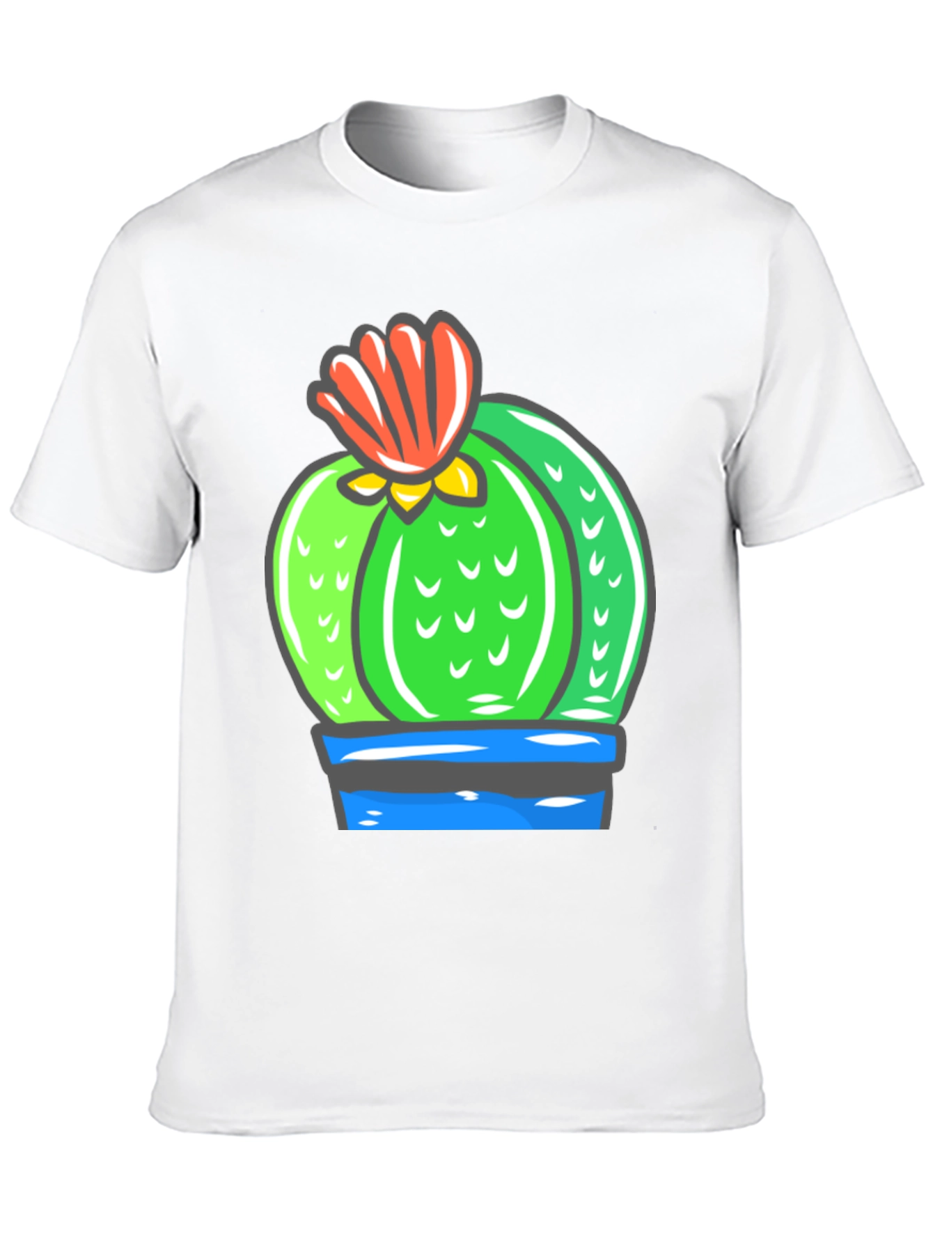 Cactus Bloom Graphic Tee - Cool Desert Style
