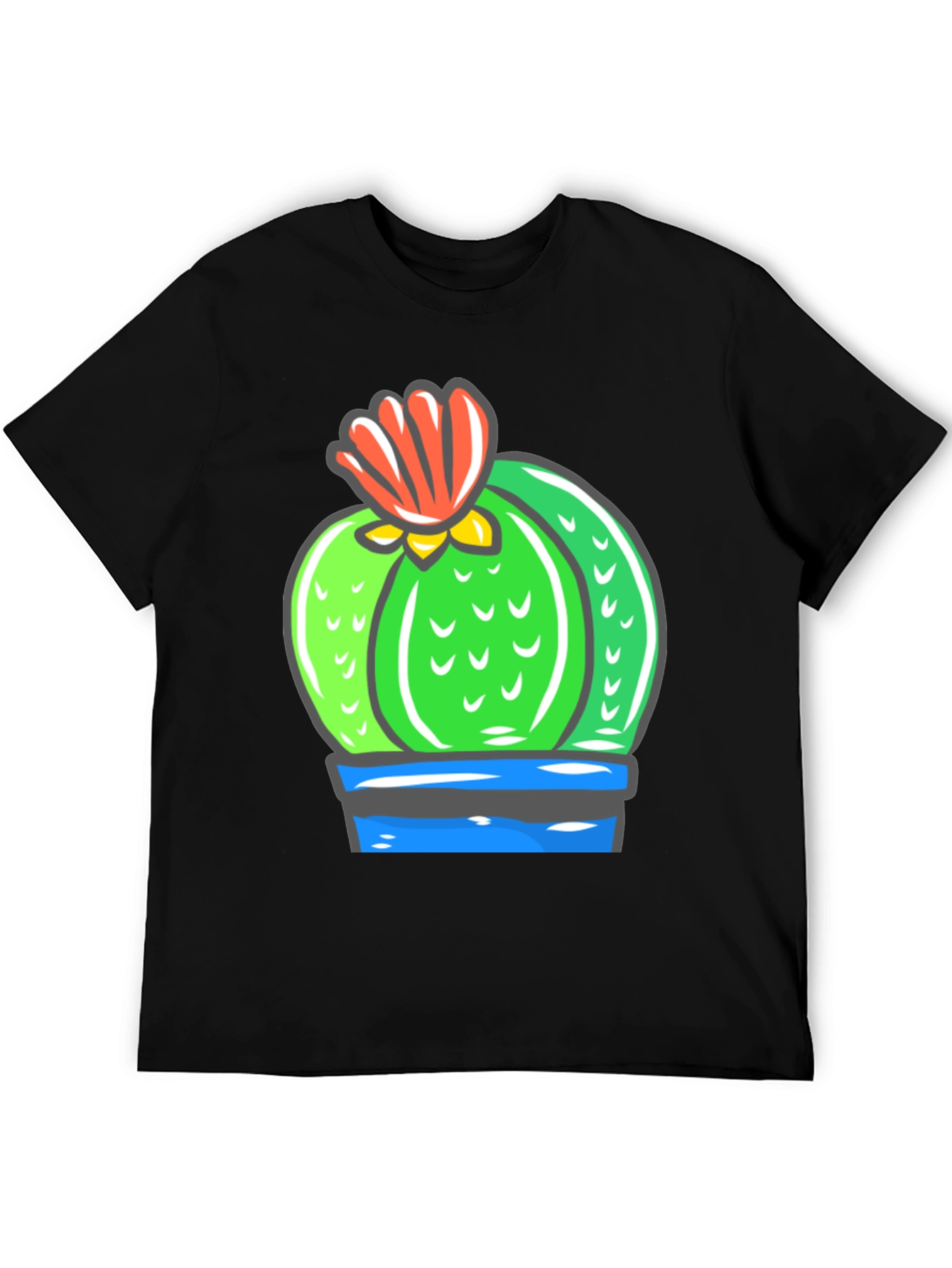 Cactus Bloom Graphic Tee - Cool Desert Style