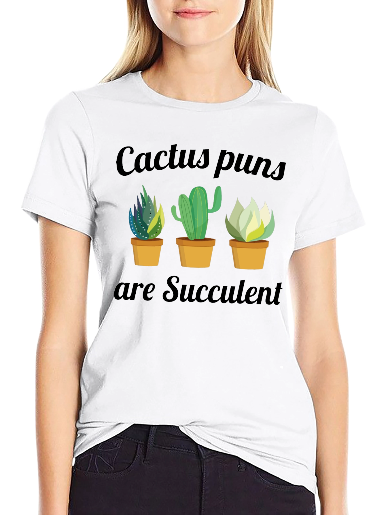 Cactus Puns Succulent Graphic T-Shirt - Unisex