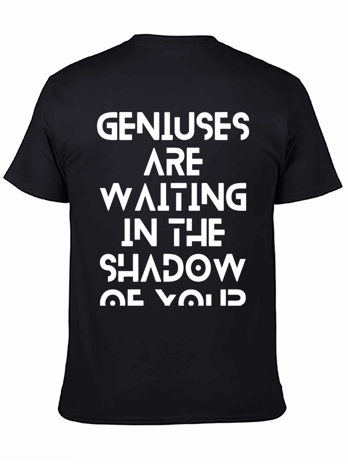 Genius Waiting T-Shirt - Black