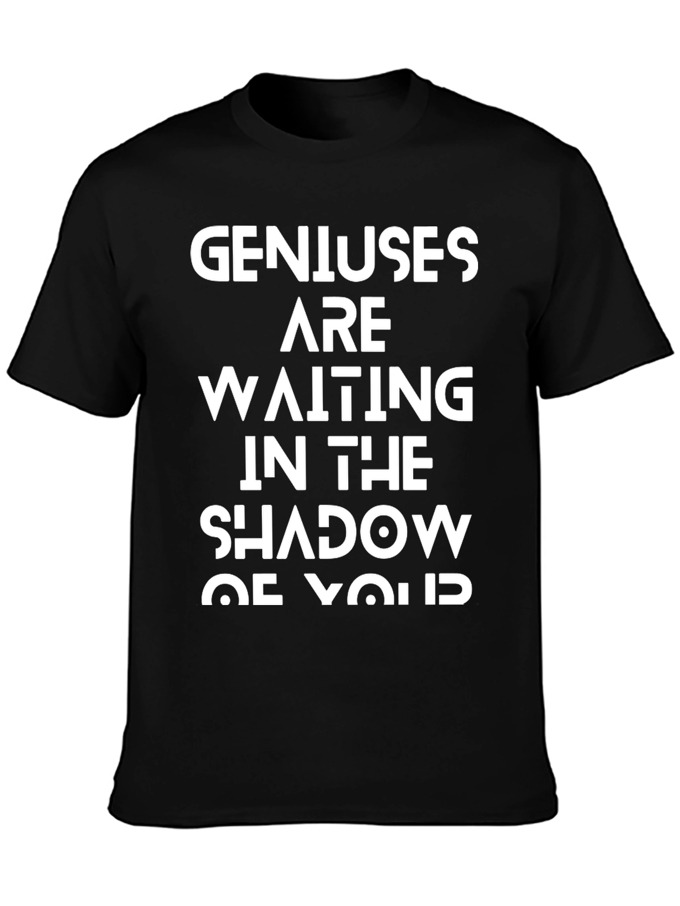 Genius Waiting T-Shirt - Black