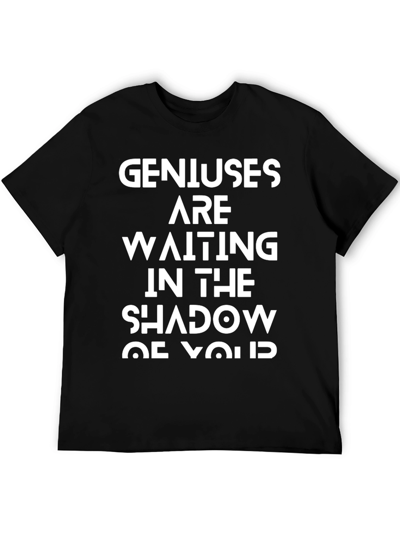 Genius Waiting T-Shirt - Black