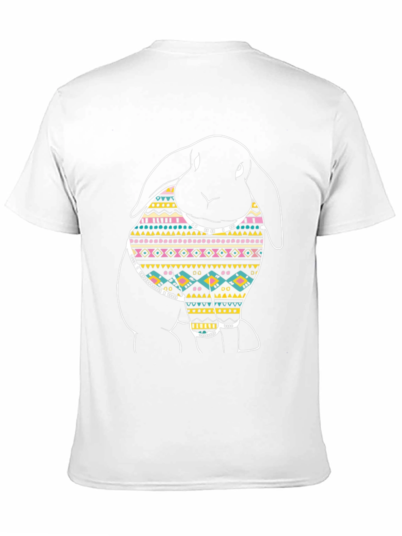 Rabbit Graphic Black T-Shirt