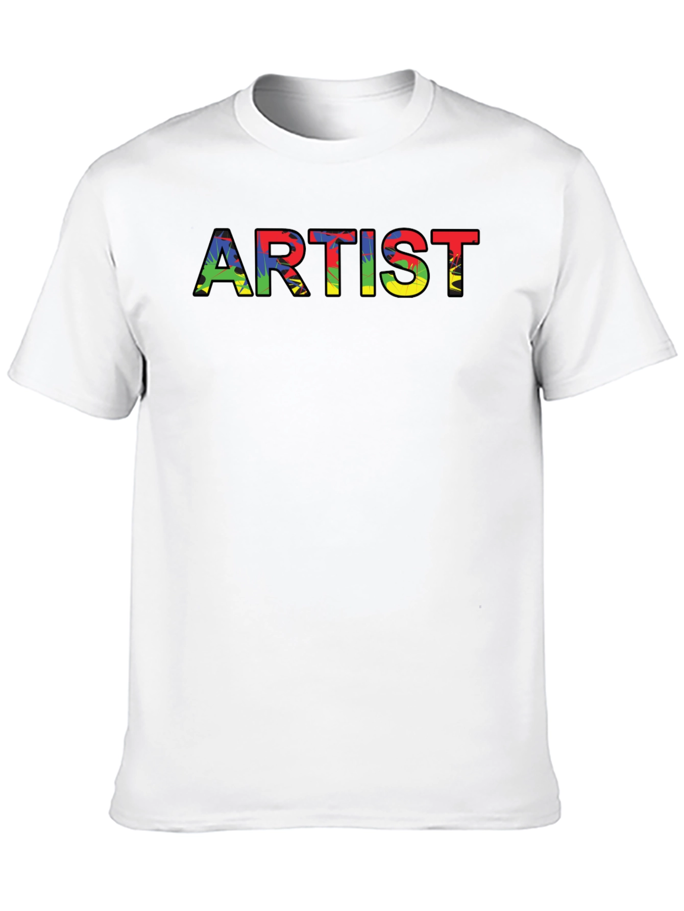Artist Graphic Print Crew Neck T-Shirt