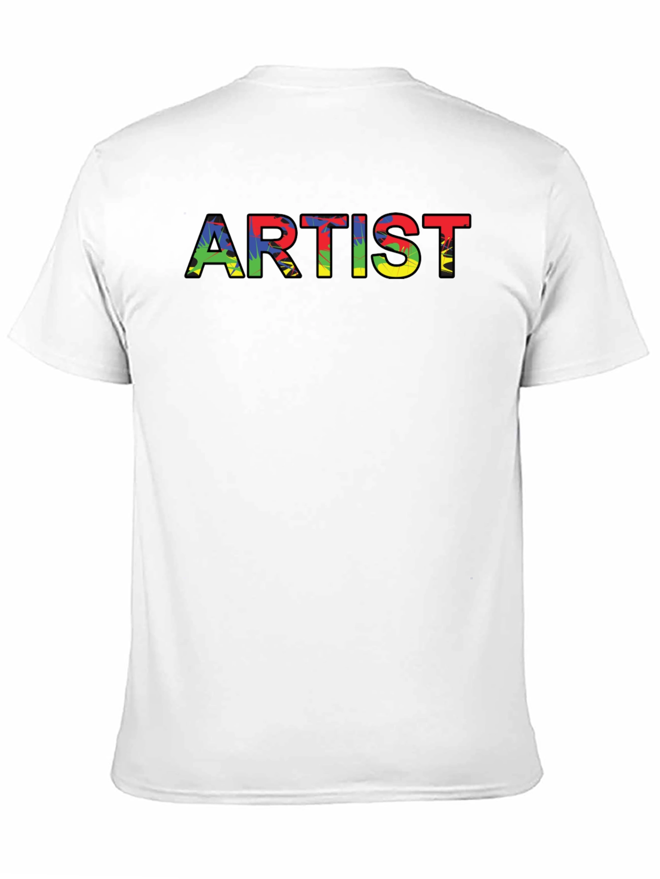 Artist Graphic Print Crew Neck T-Shirt