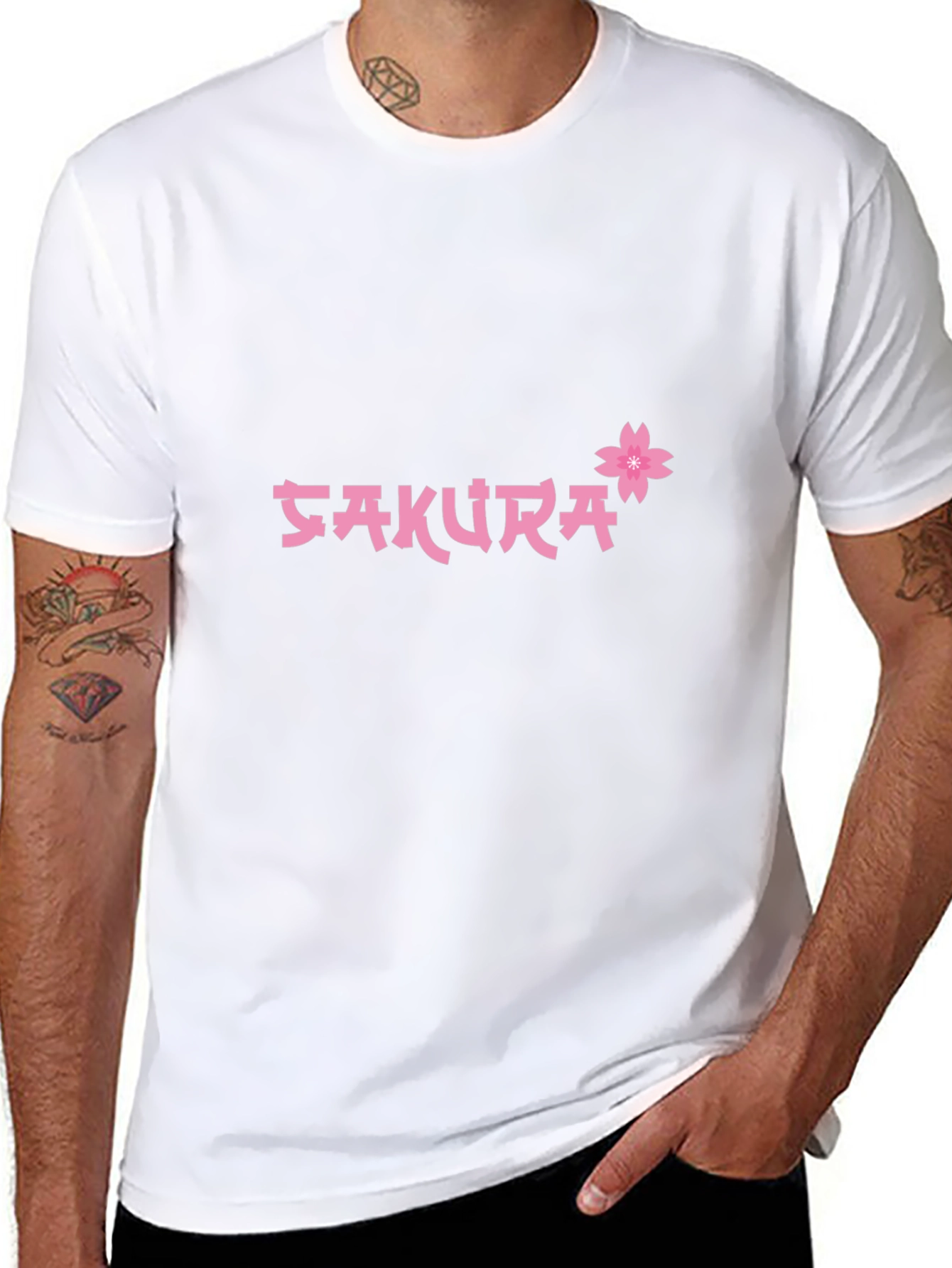 Sakura Cherry Blossom Graphic T-Shirt