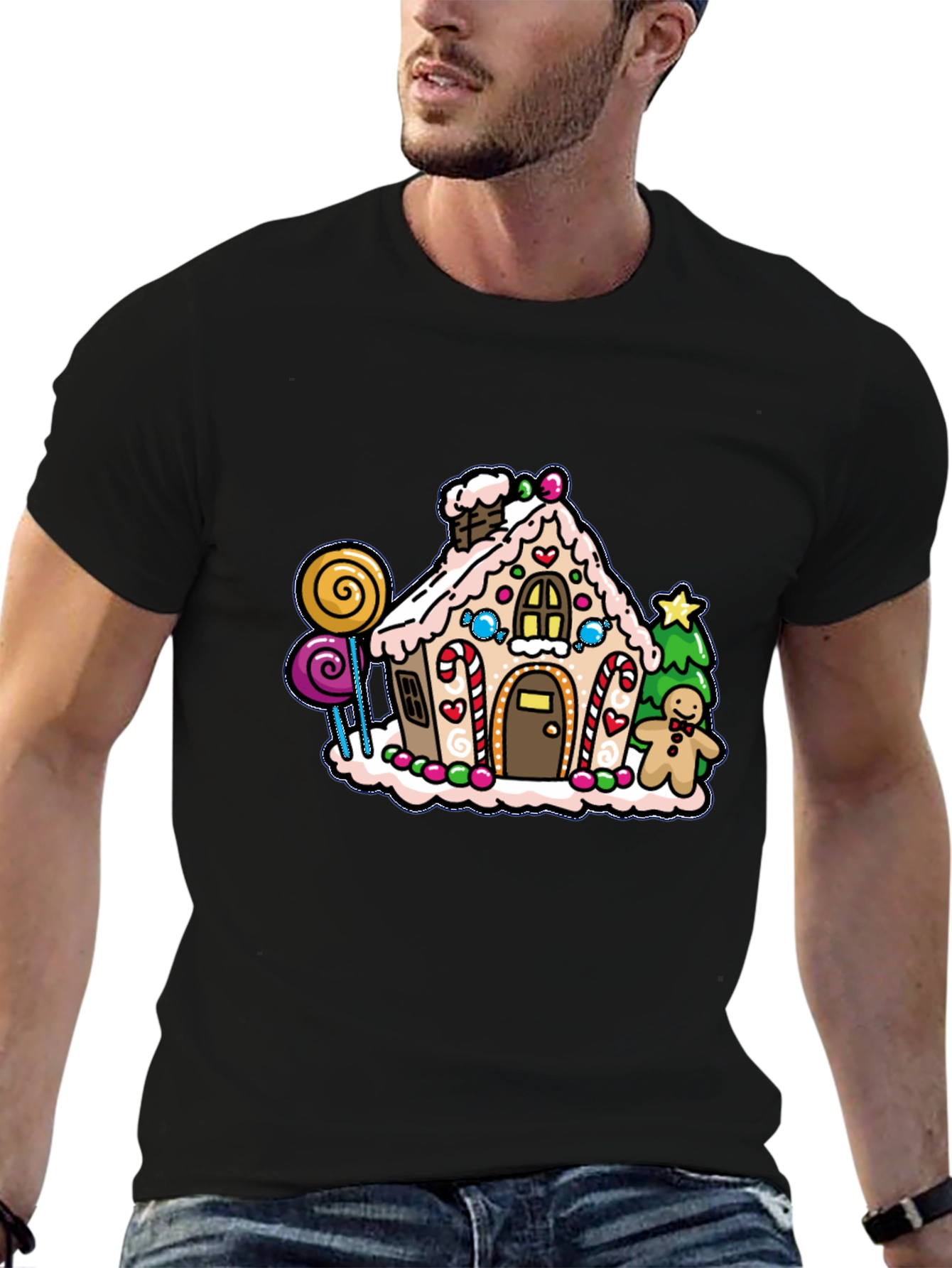 Gingerbread House Christmas T-Shirt