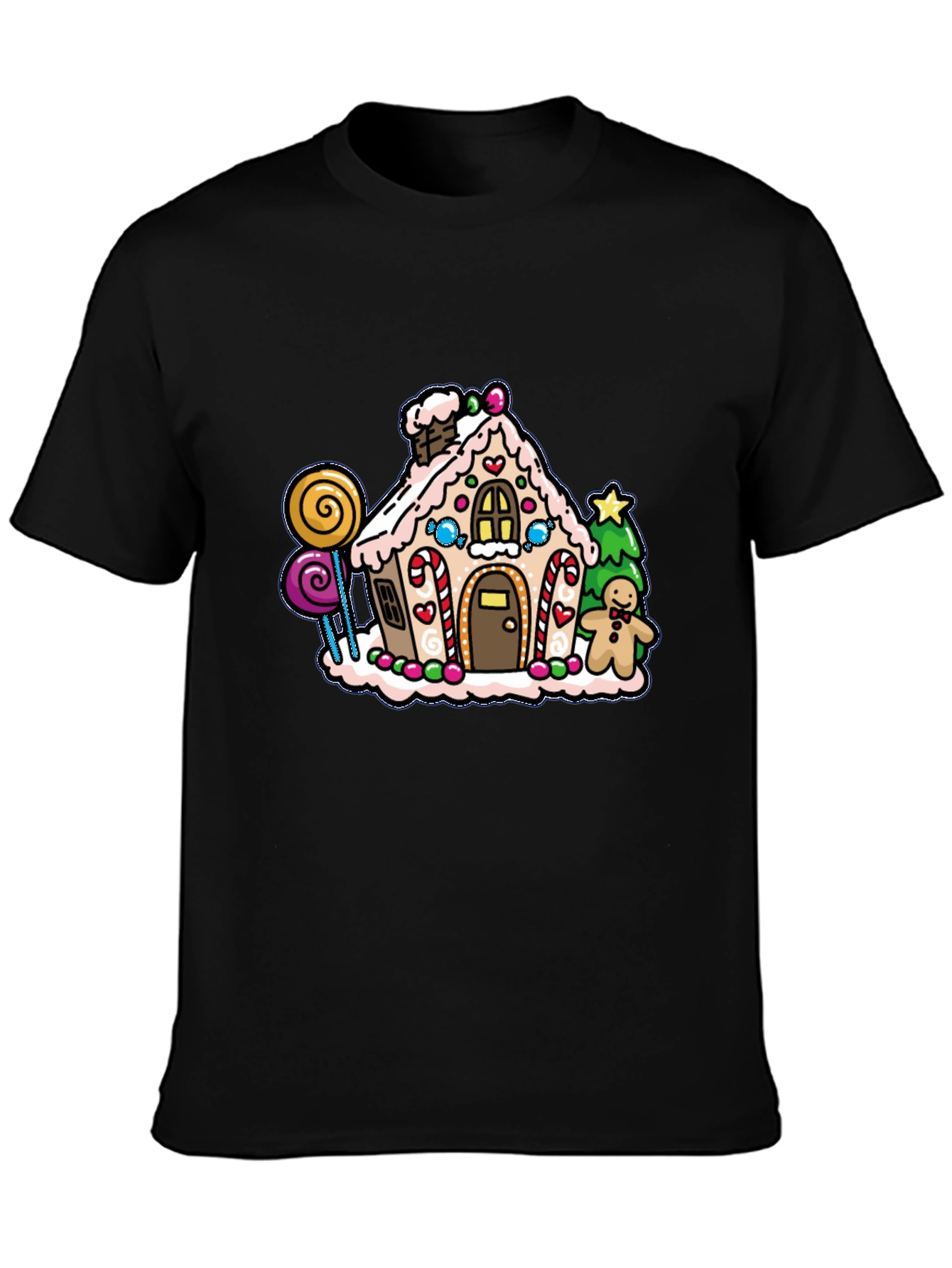 Gingerbread House Christmas T-Shirt