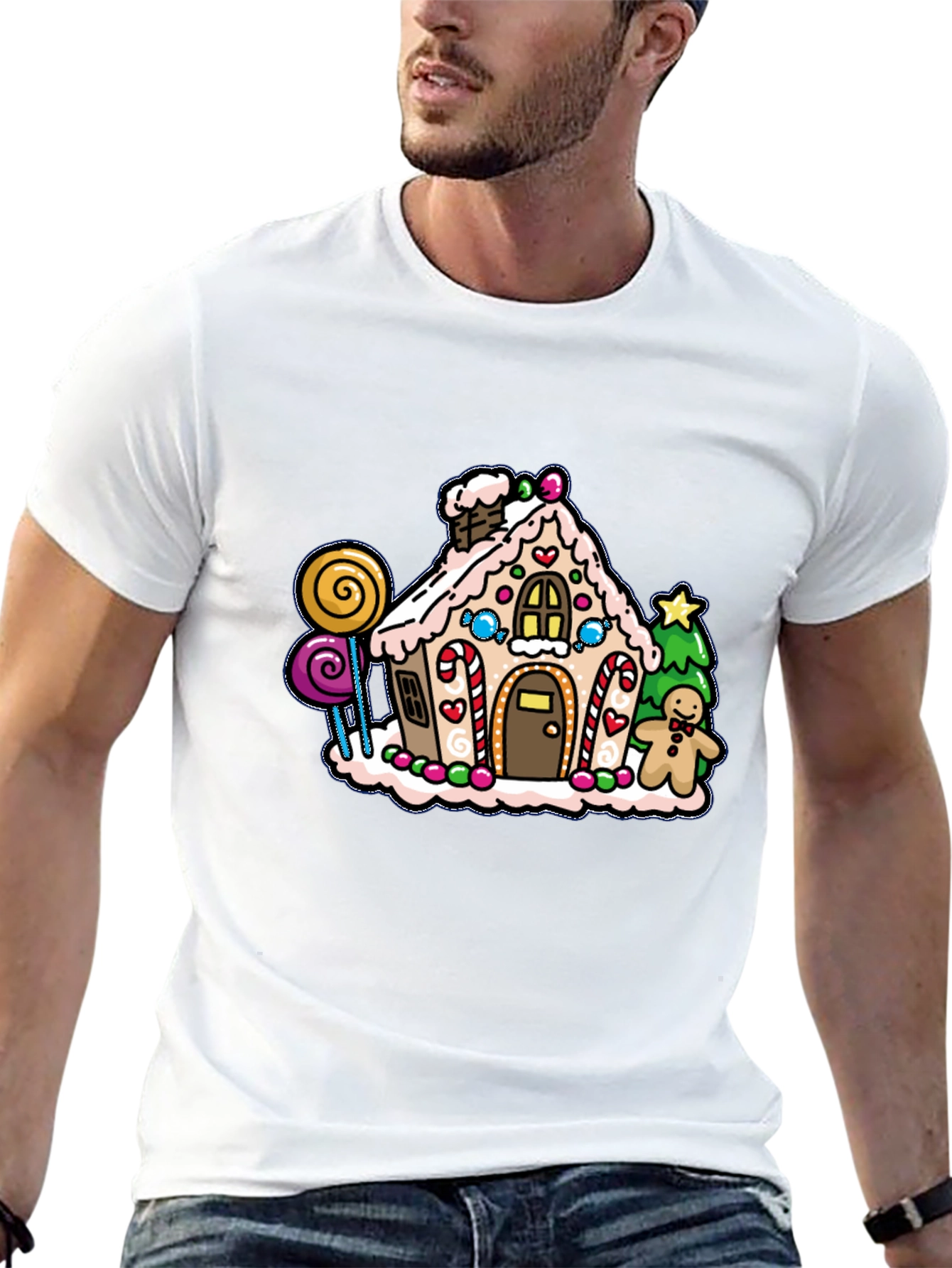 Gingerbread House Christmas T-Shirt