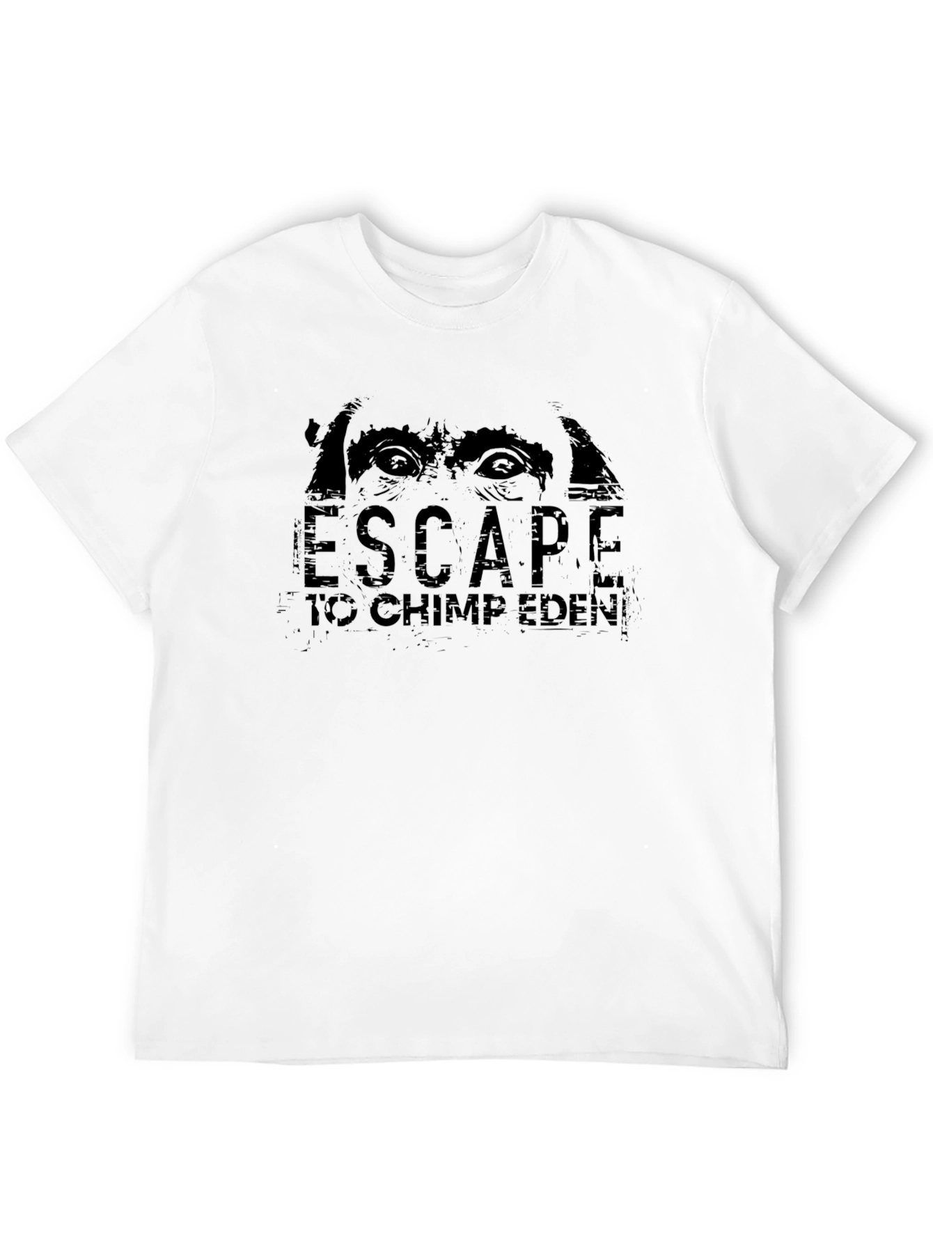 Escape to Chimp Eden Graphic Tee - Black