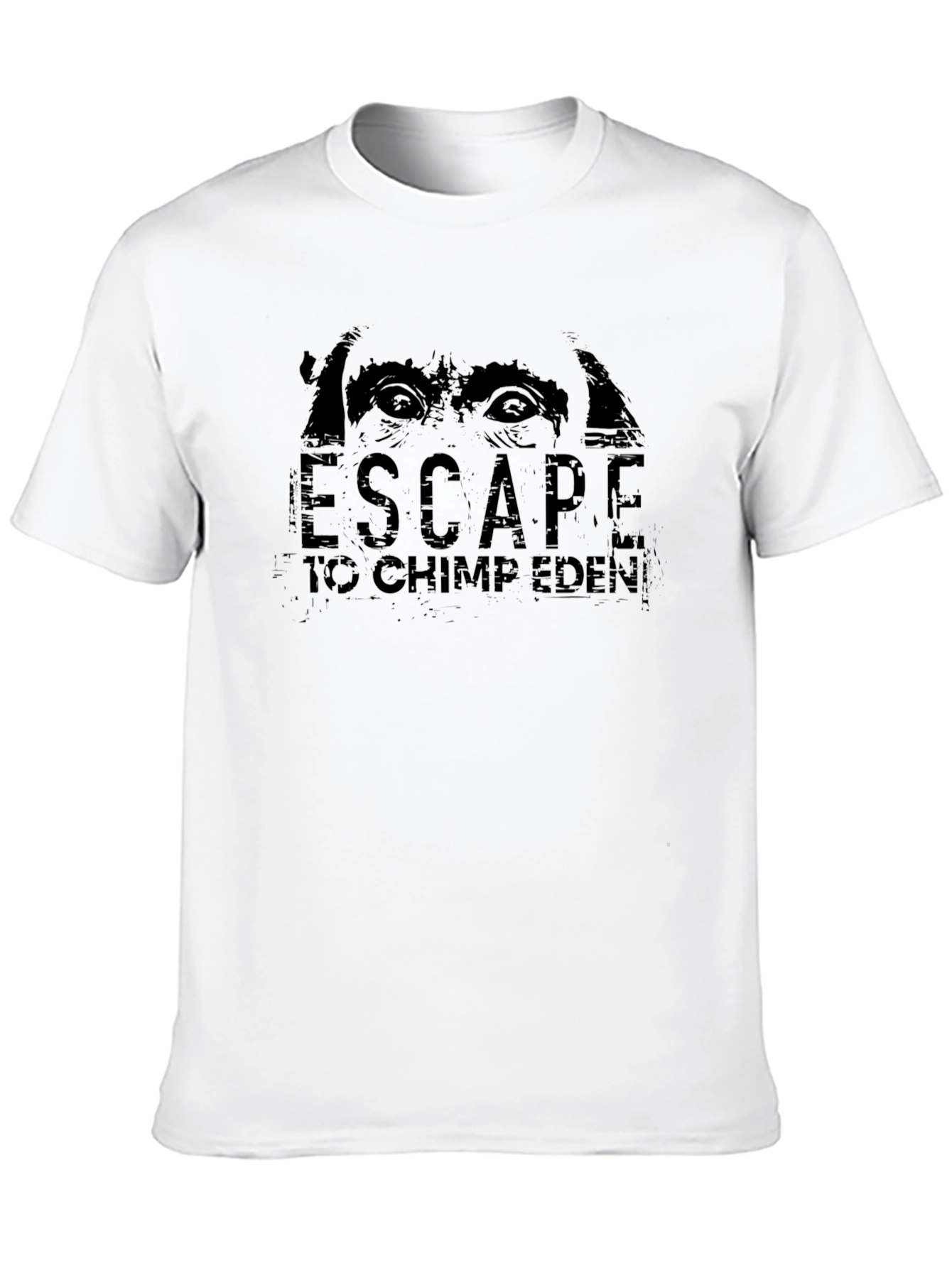 Escape to Chimp Eden Graphic Tee - Black