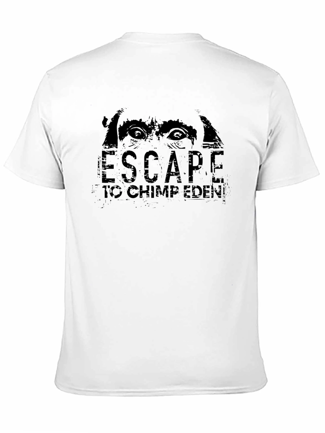 Escape to Chimp Eden Graphic Tee - Black