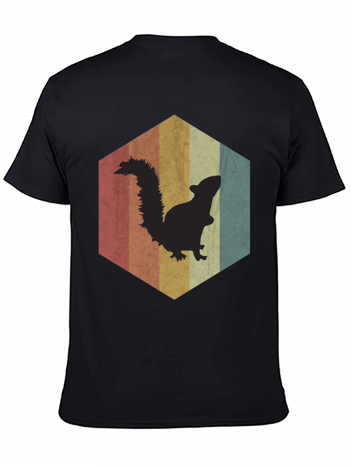 Retro Squirrel Graphic Tee - Soft Cotton Blend