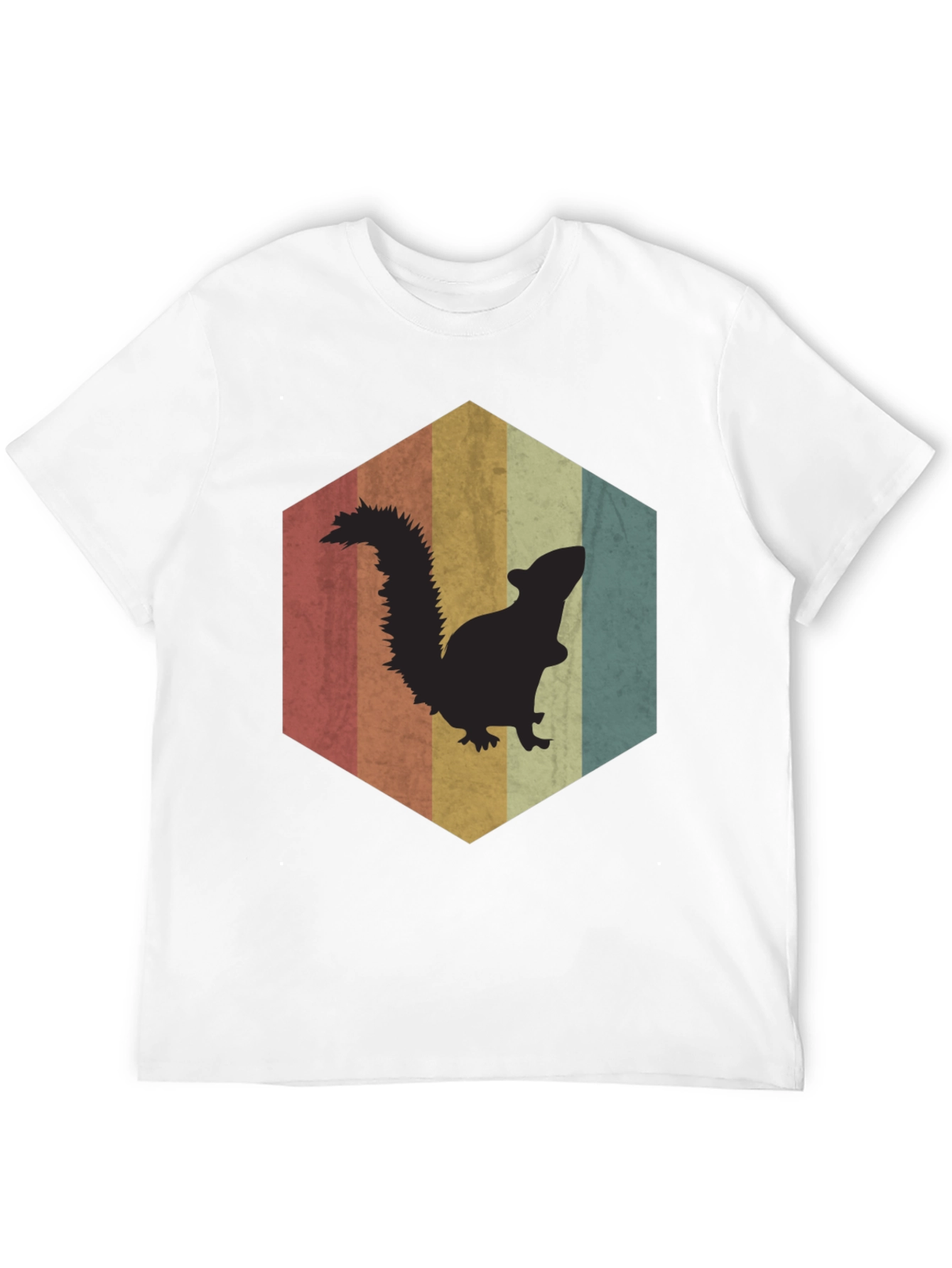 Retro Squirrel Graphic Tee - Soft Cotton Blend