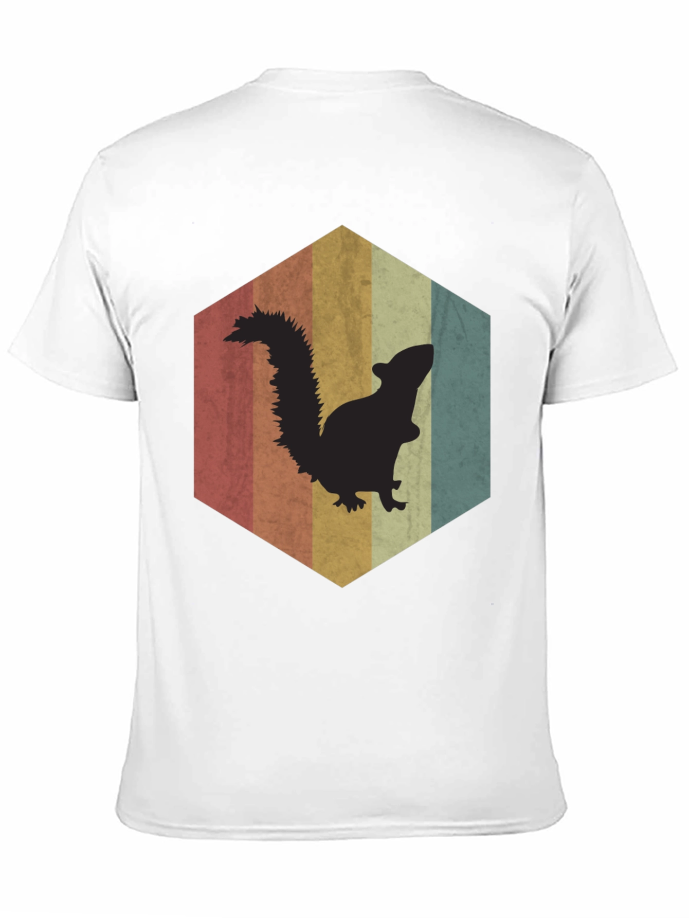 Retro Squirrel Graphic Tee - Soft Cotton Blend