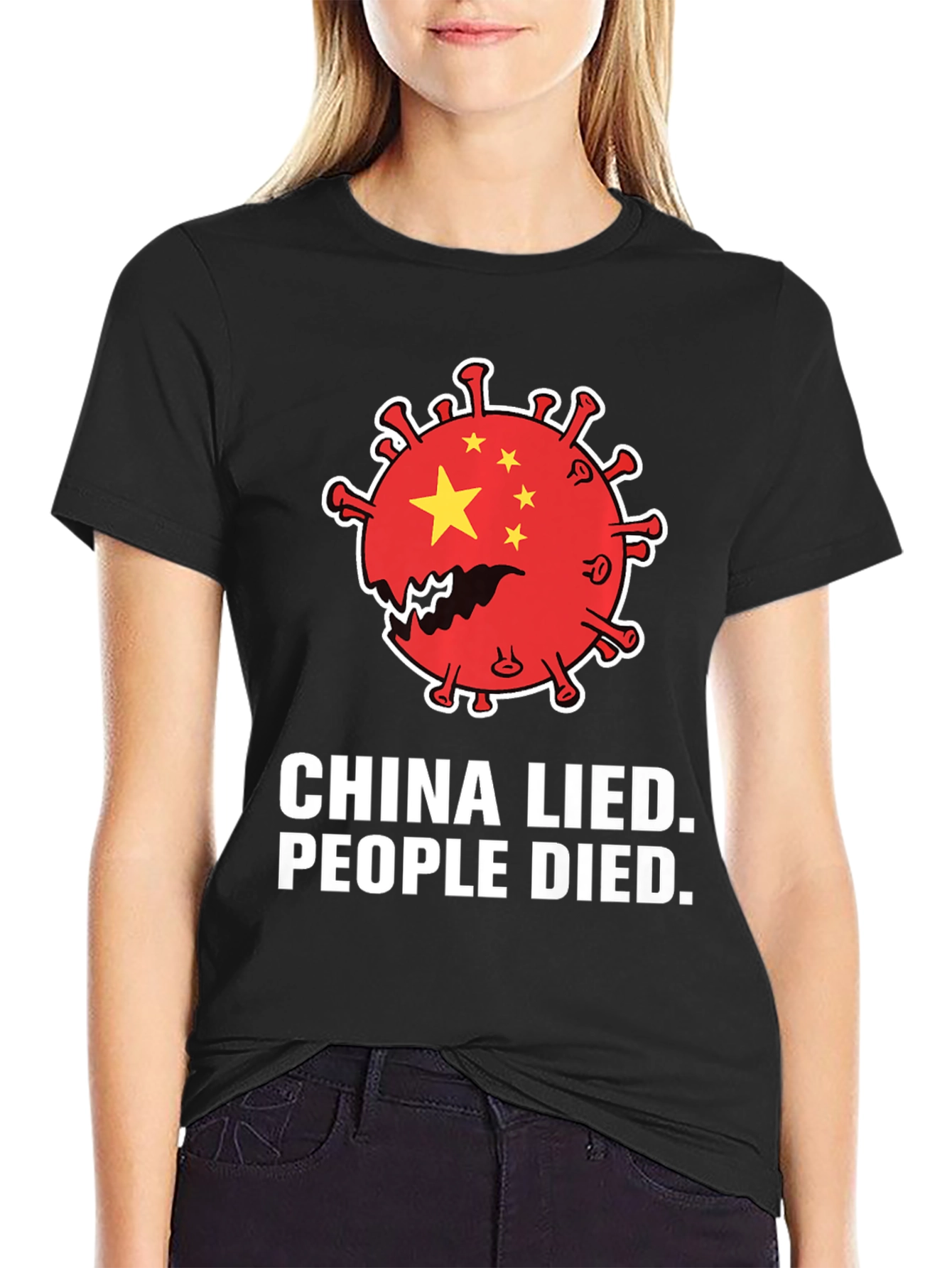 China Lied T-Shirt - Controversial Statement Tee
