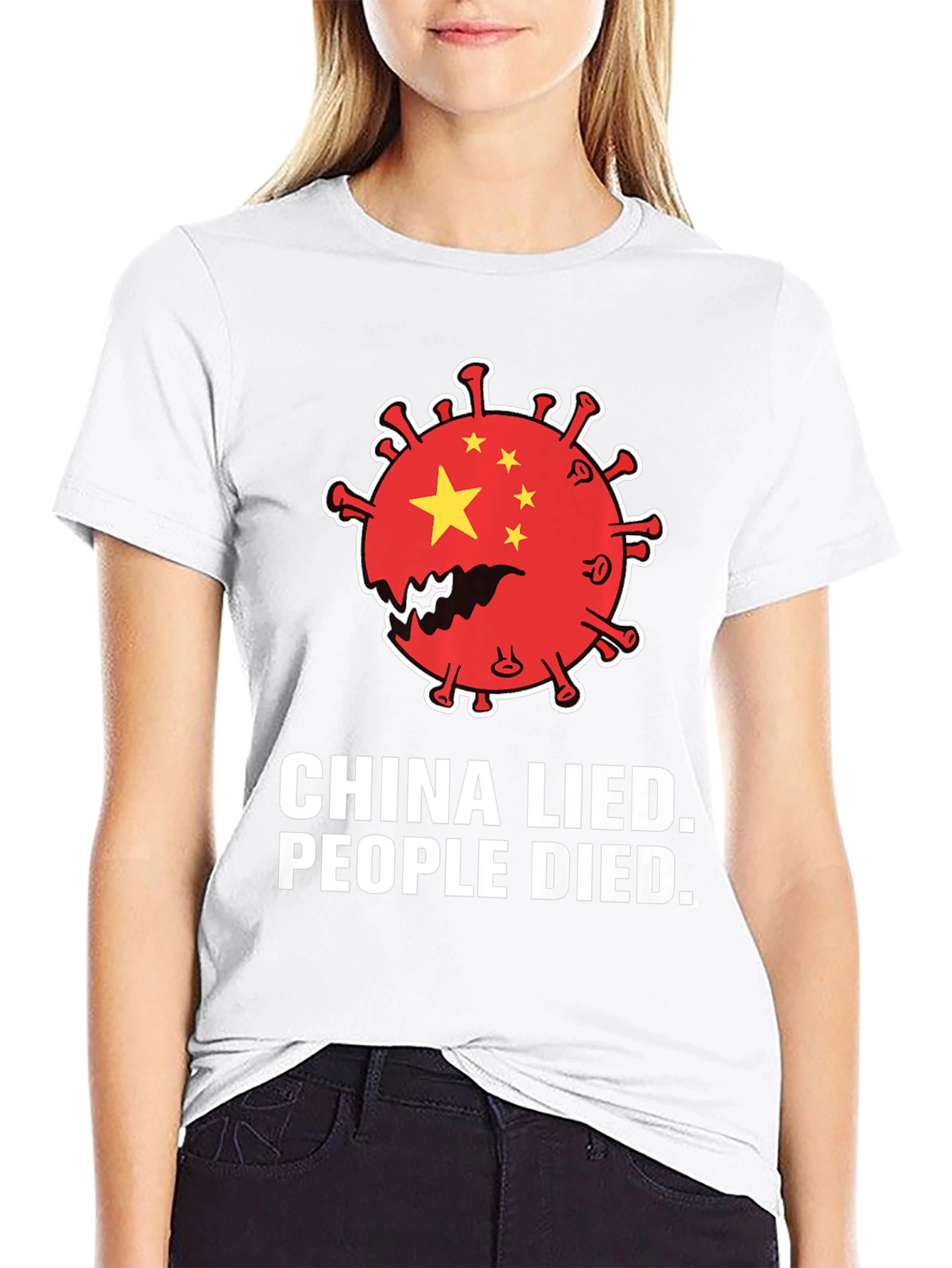 China Lied T-Shirt - Controversial Statement Tee