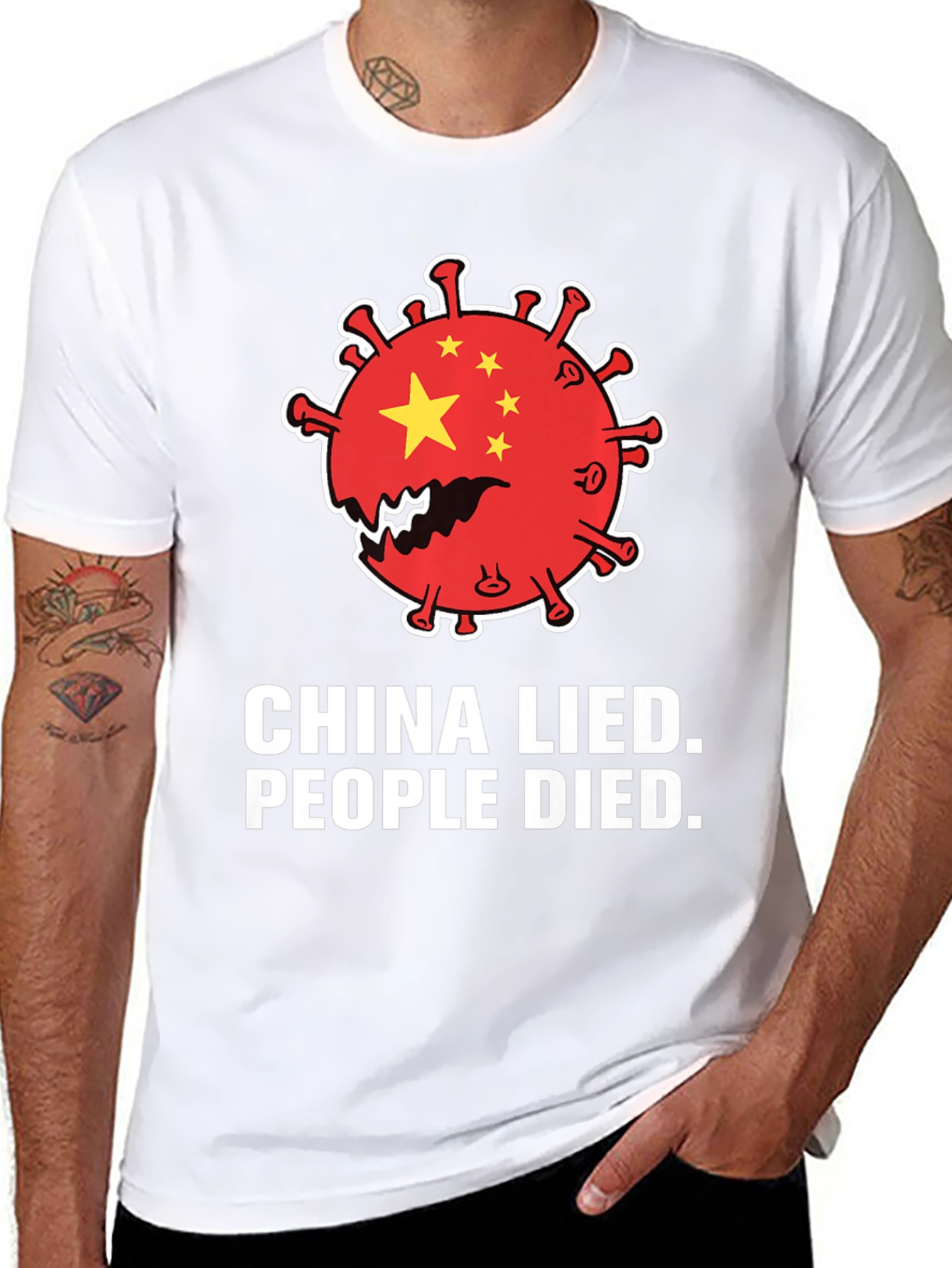 China Lied T-Shirt - Controversial Statement Tee