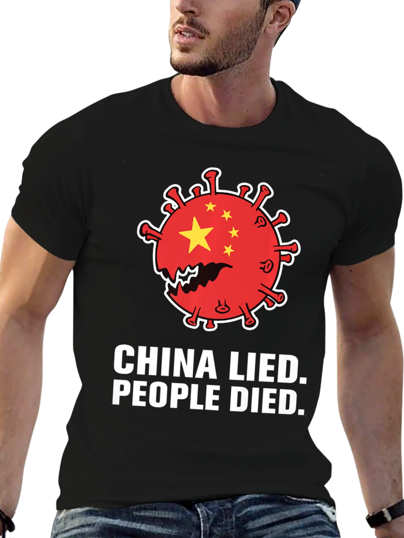 China Lied T-Shirt - Controversial Statement Tee
