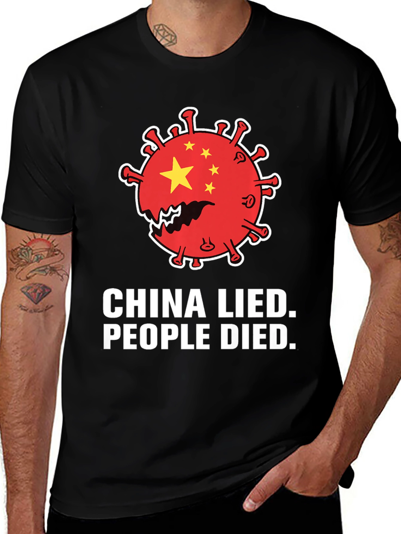 China Lied T-Shirt - Controversial Statement Tee