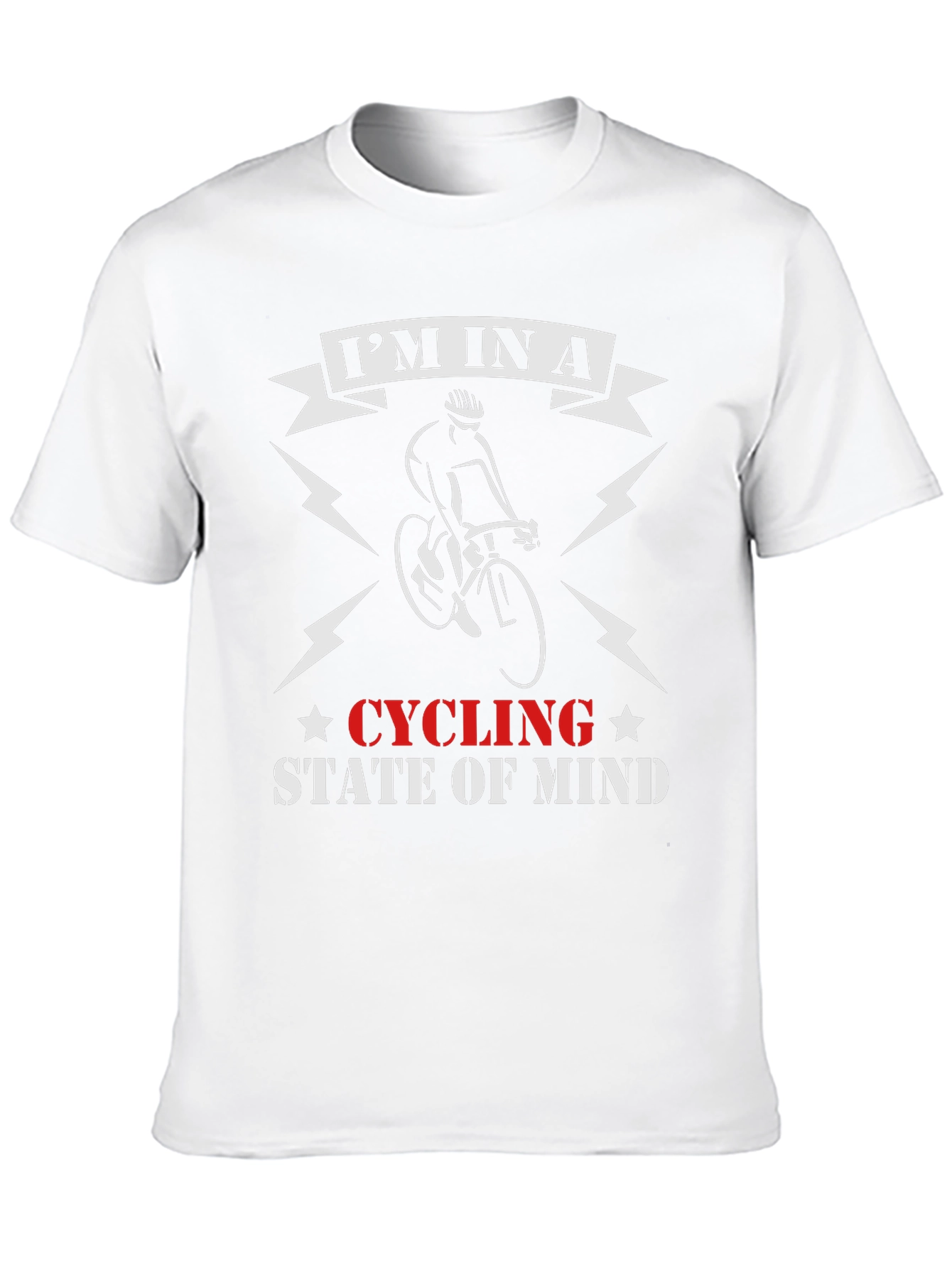 Cycling State of Mind Black Graphic T-Shirt