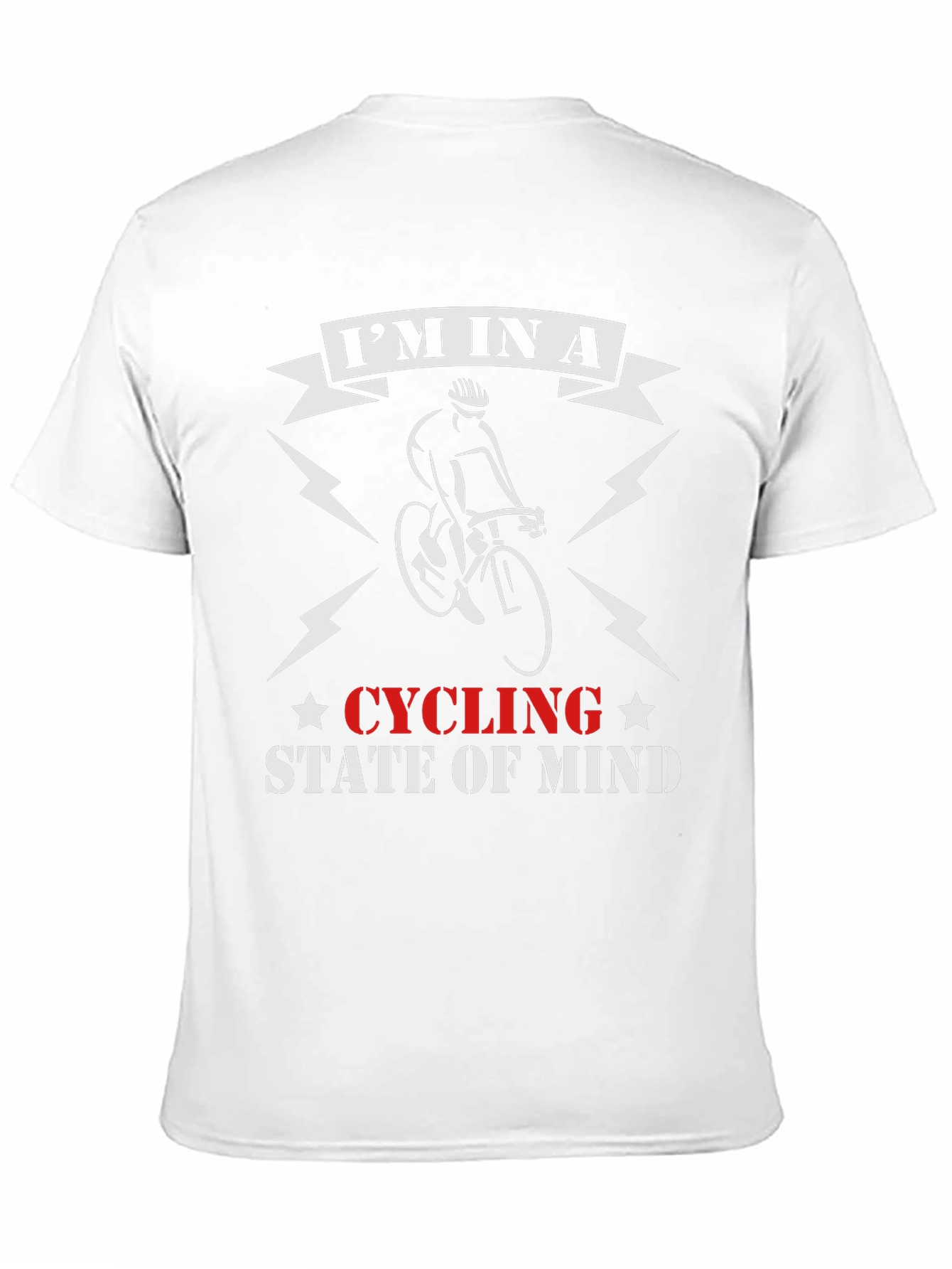 Cycling State of Mind Black Graphic T-Shirt