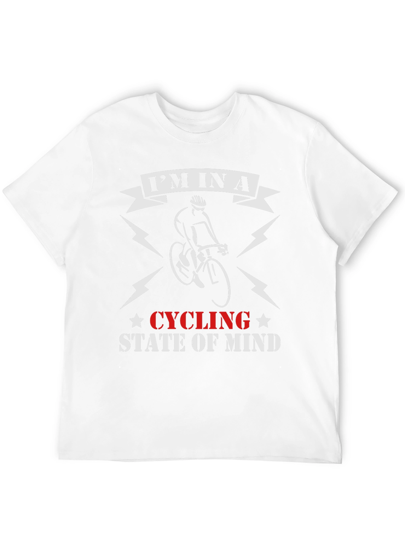 Cycling State of Mind Black Graphic T-Shirt