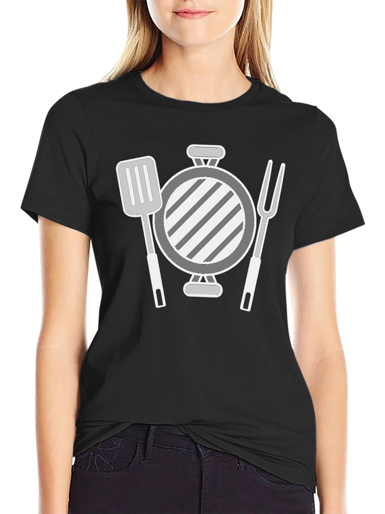 BBQ Grillmaster Graphic Tee - Black