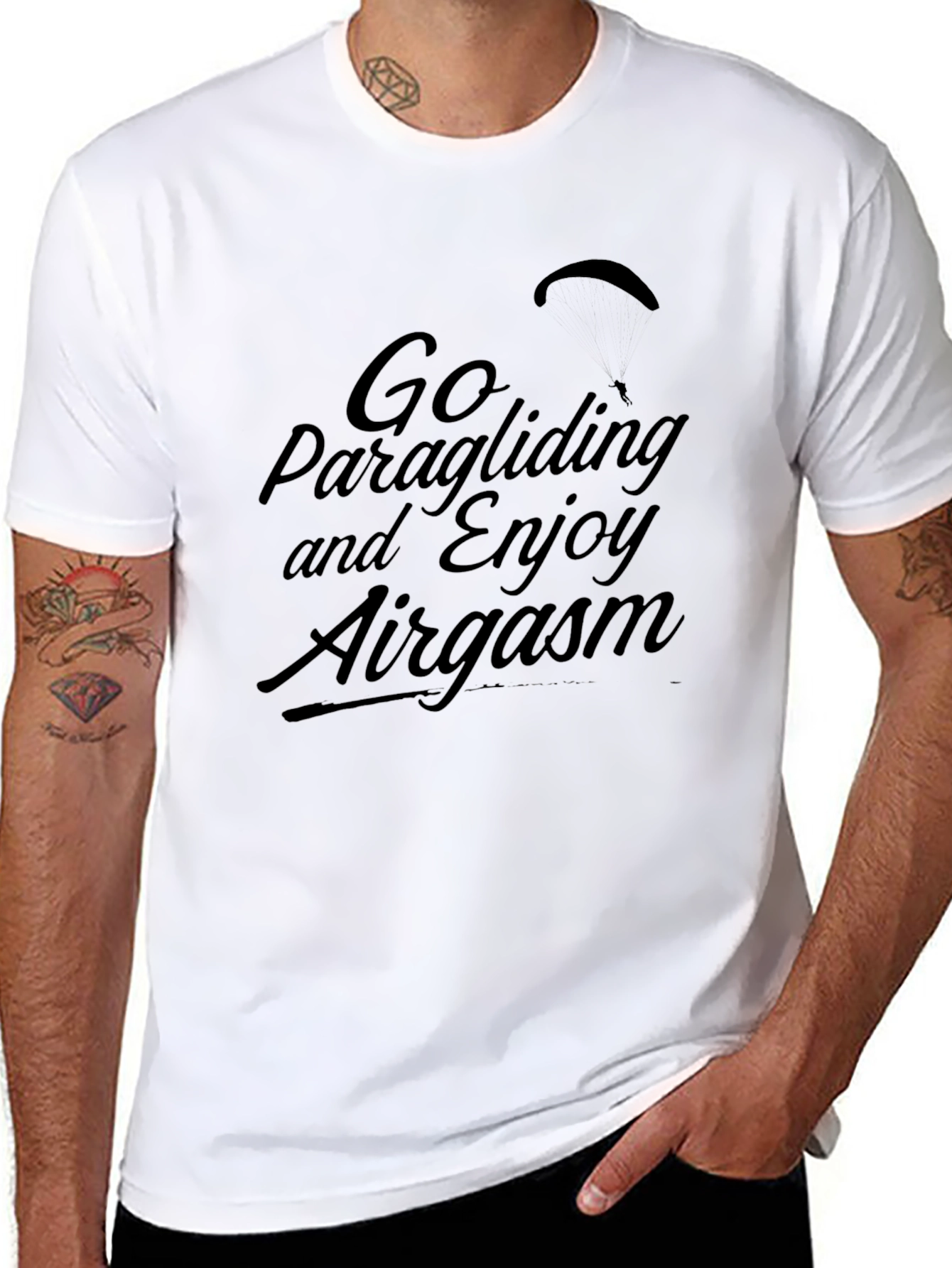 Go Paragliding T-Shirt: Enjoy Airgasm!